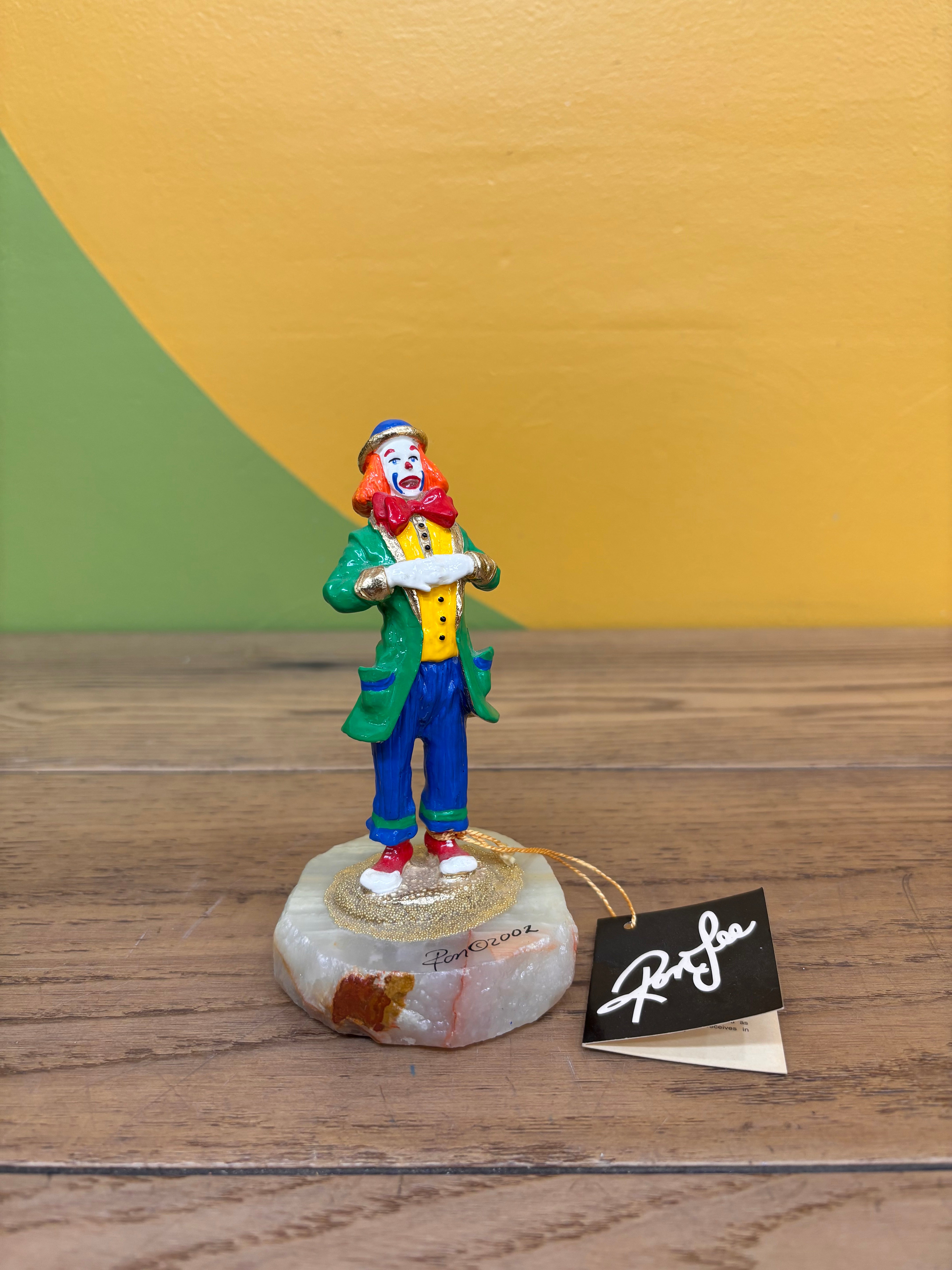 Ron Lee Onyx Clown Statue