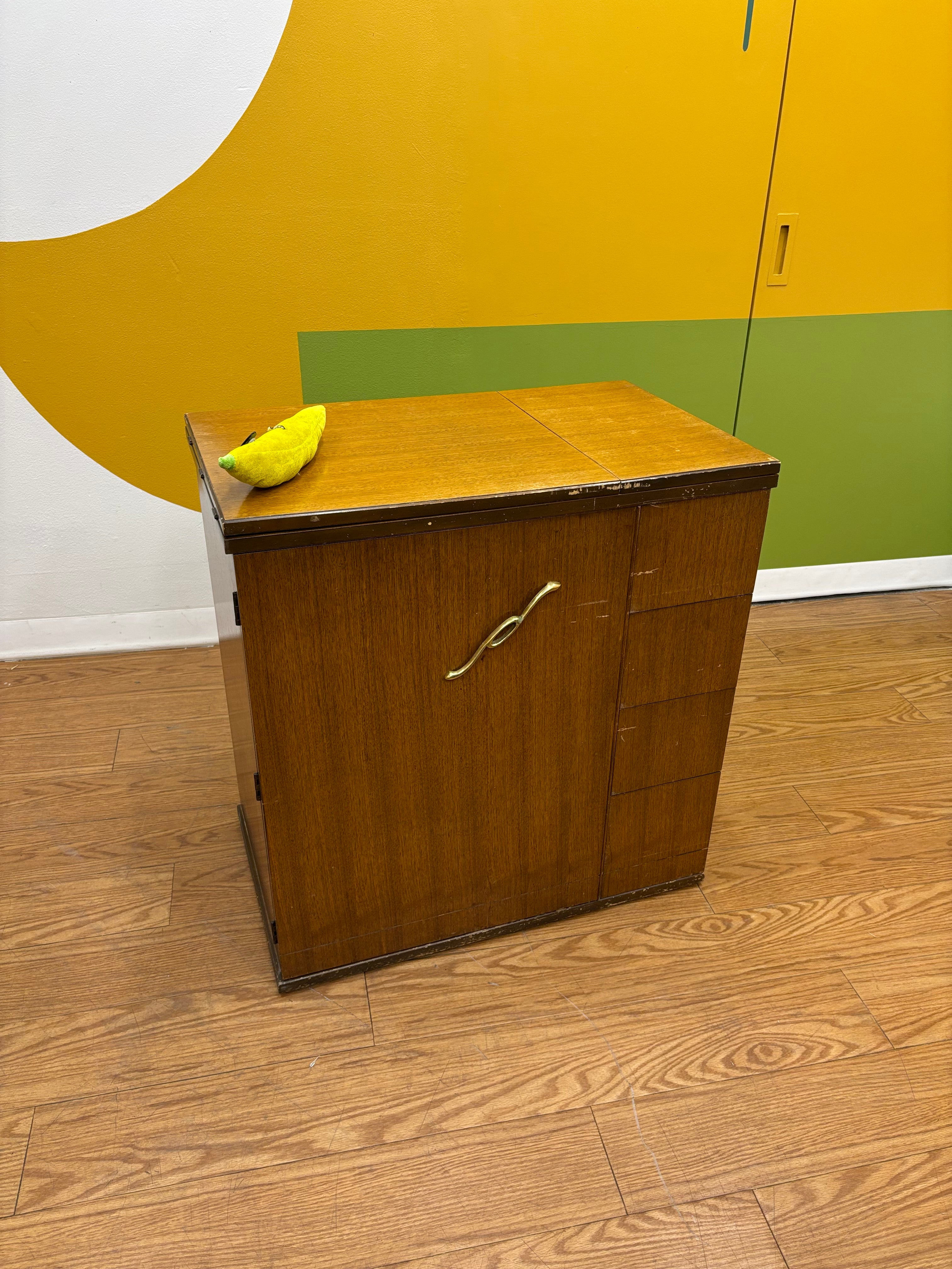 Domestic Imperial Automatic Sewing Machine Cabinet