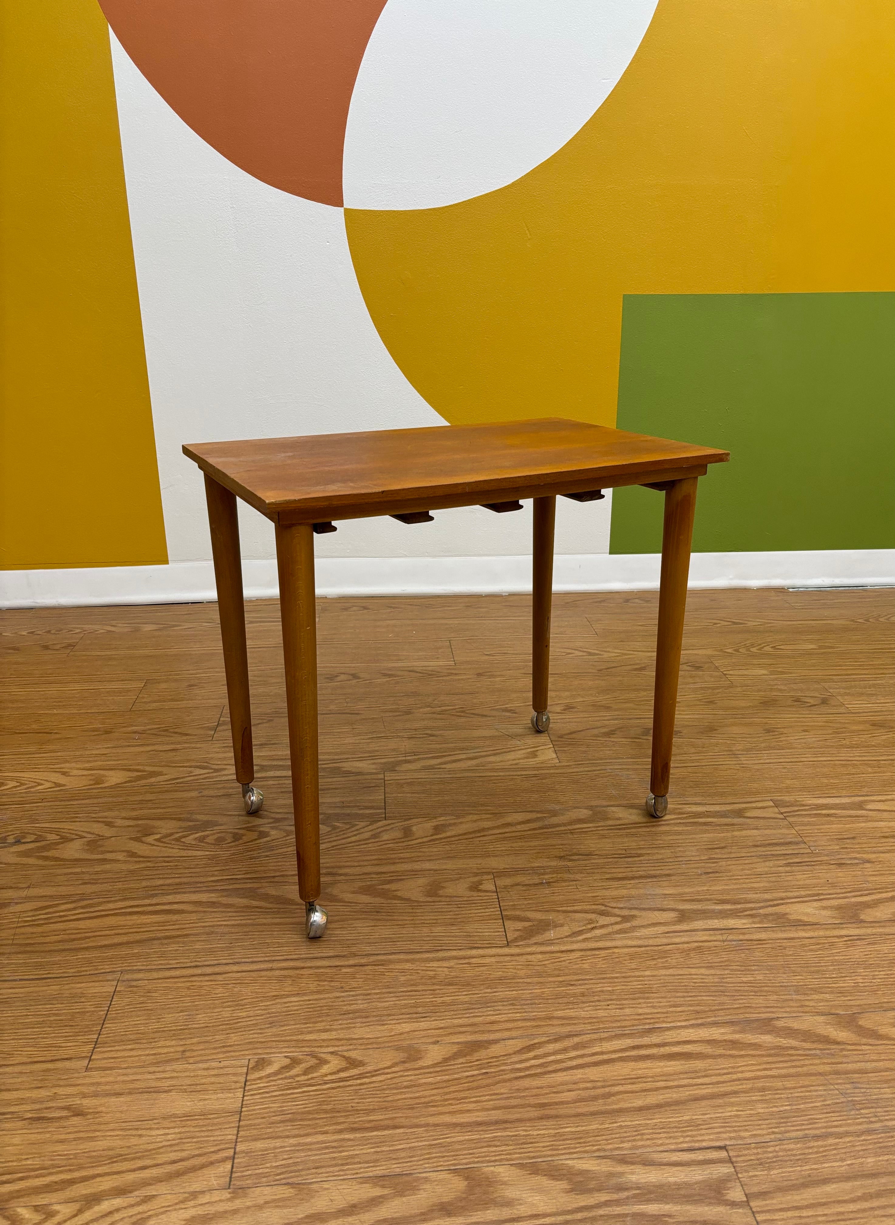 Rolling Side Table