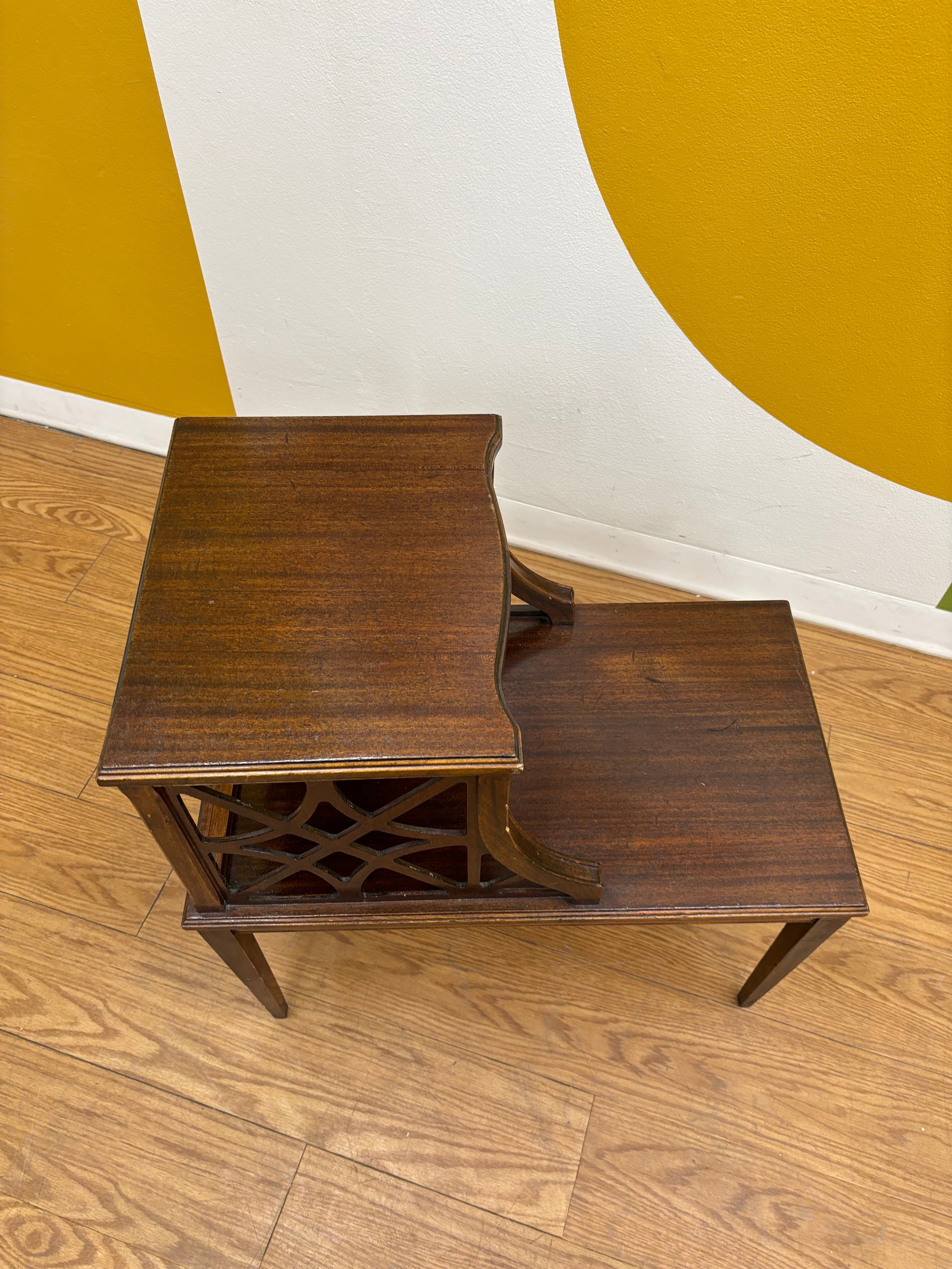 Wood Side Table