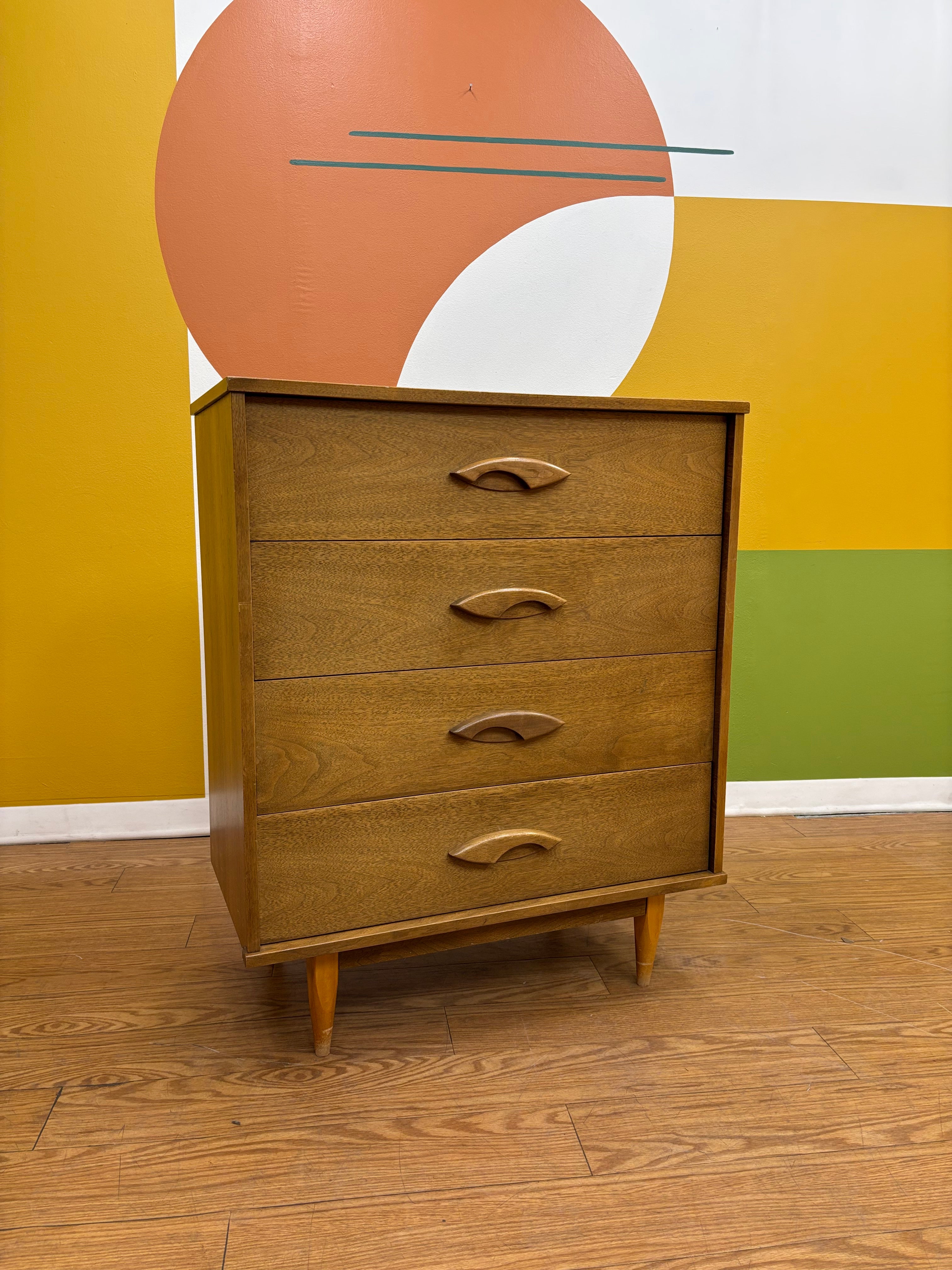 4 Drawer Wood Dresser