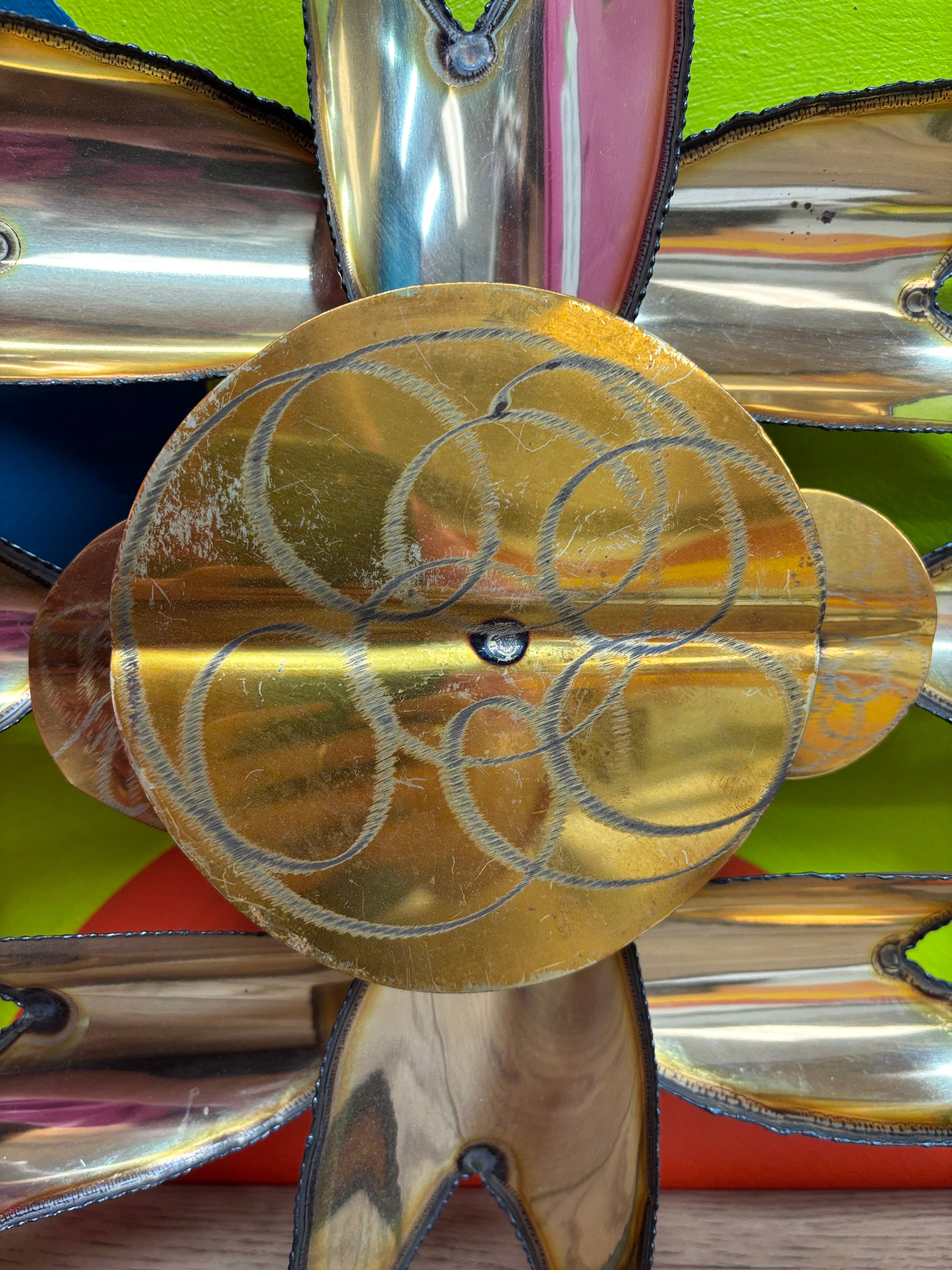 Metal Sunburst Wall Art #2