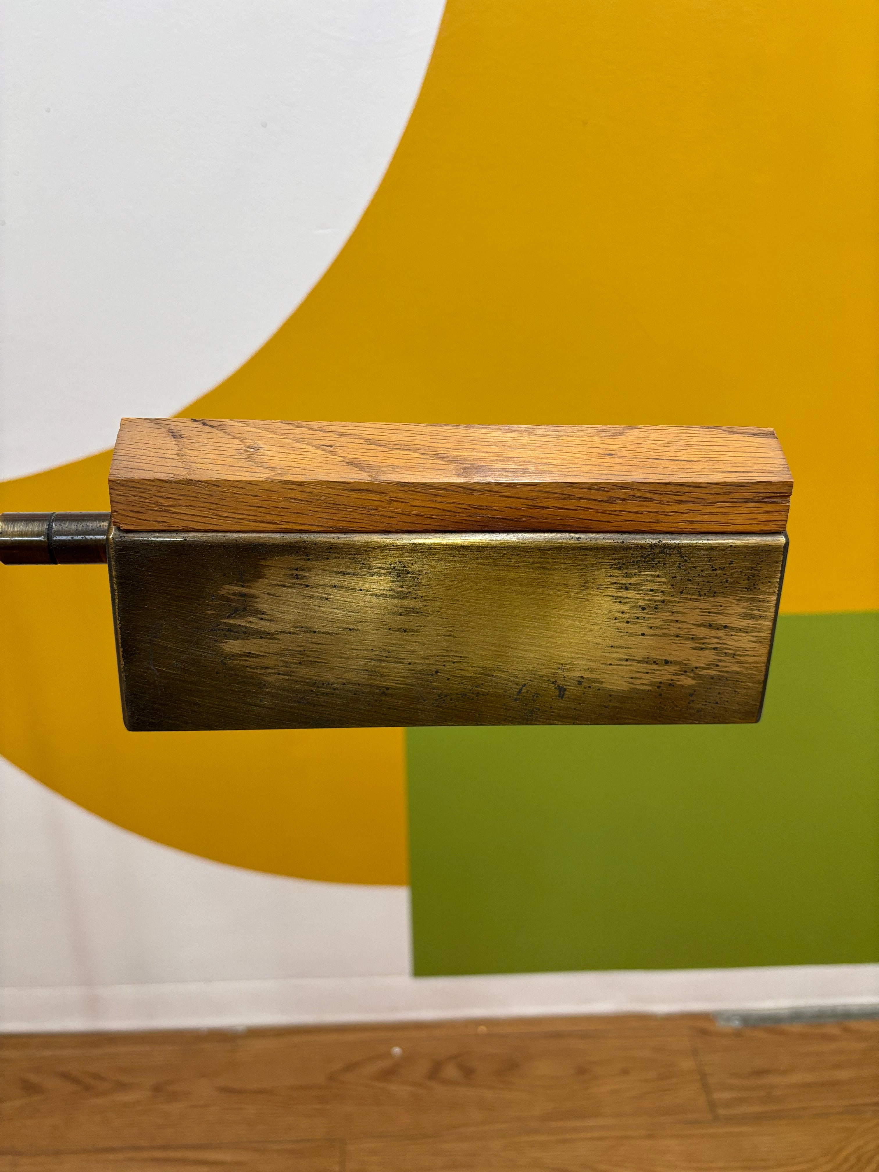 Wood & Metal Floor Lamp