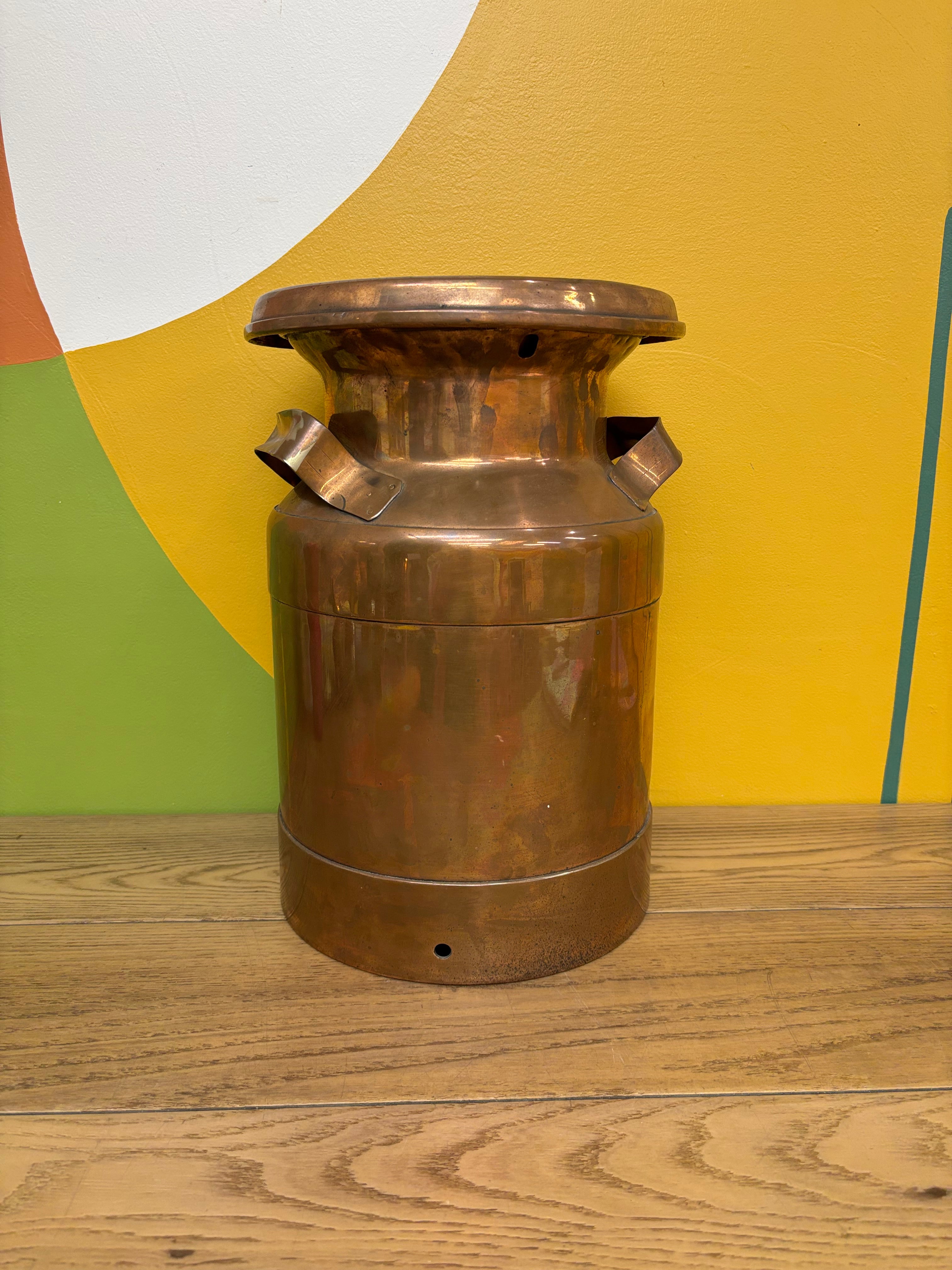 Copper Milk Can