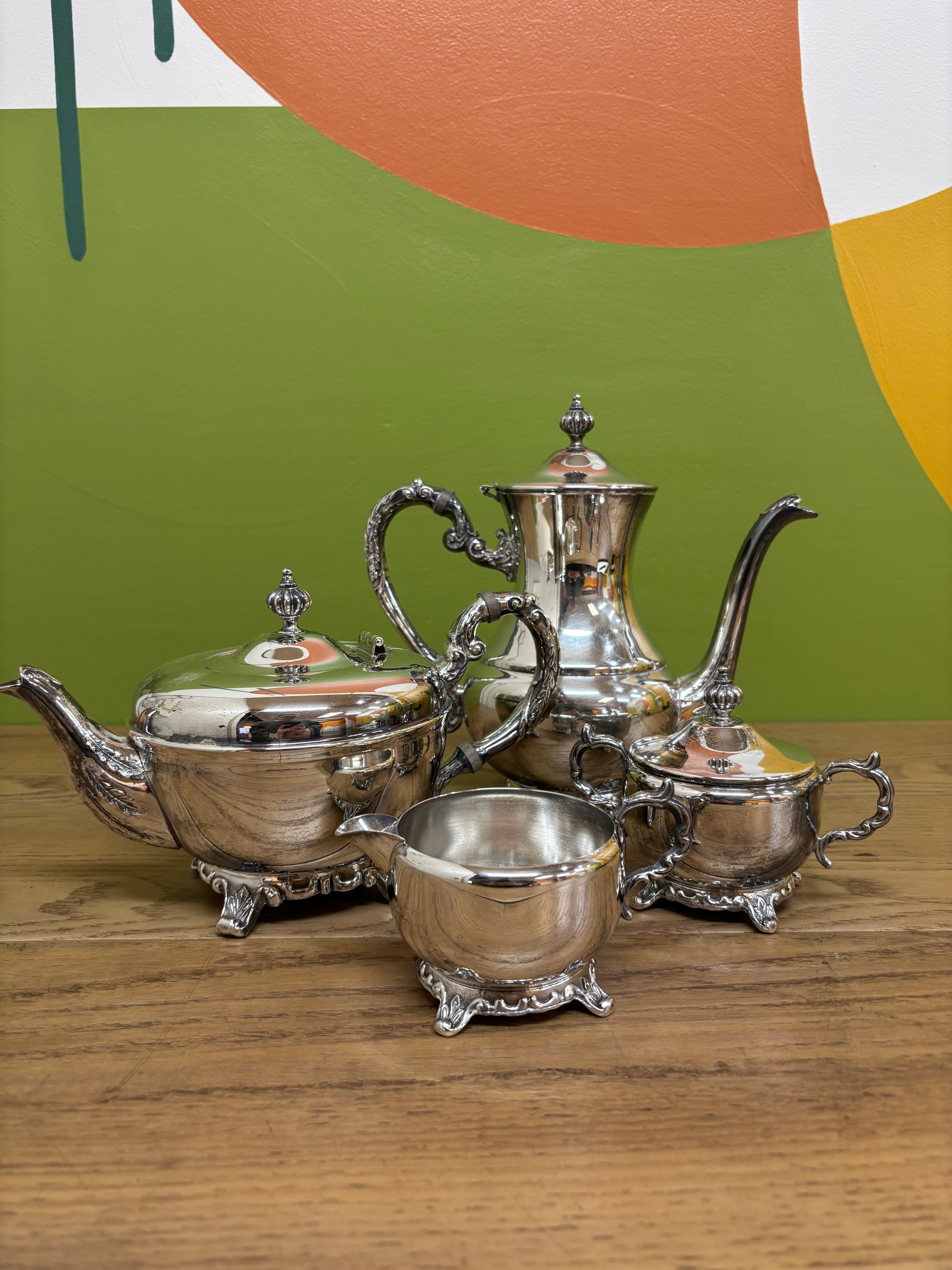 Silver-Plated Coffee Set