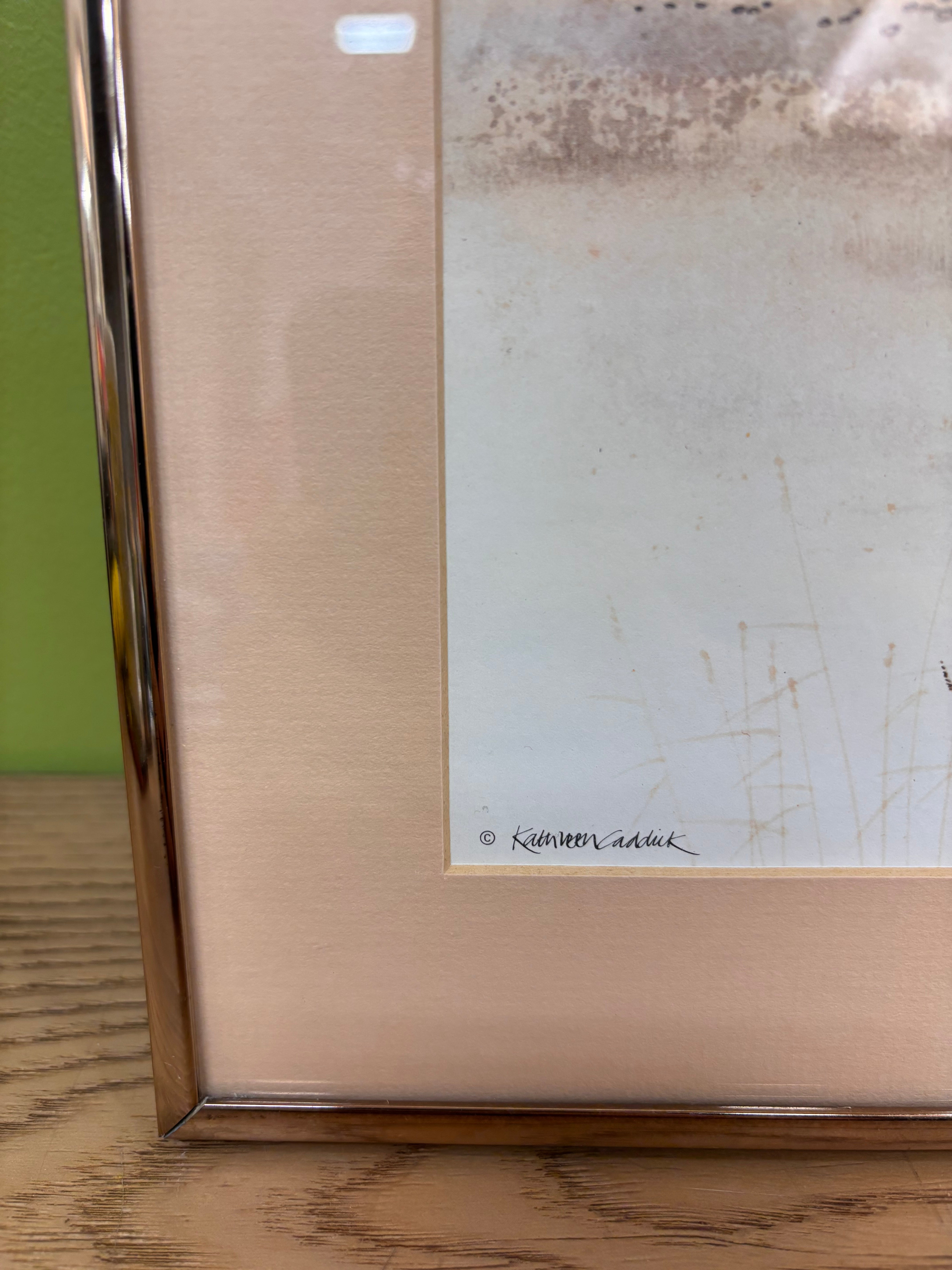 Framed "Silence" Print