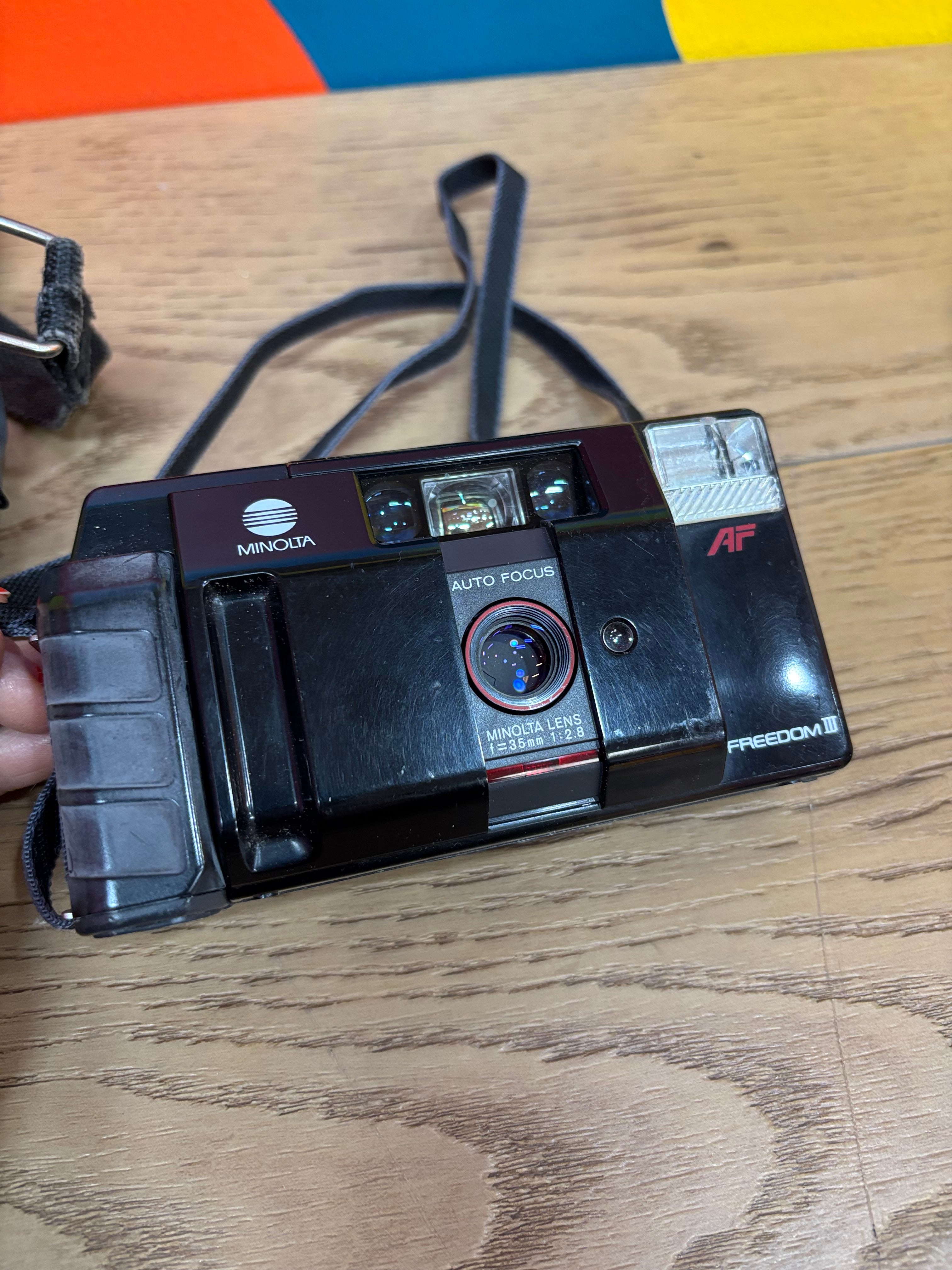 Minolta Freedom 3 Camera with Case