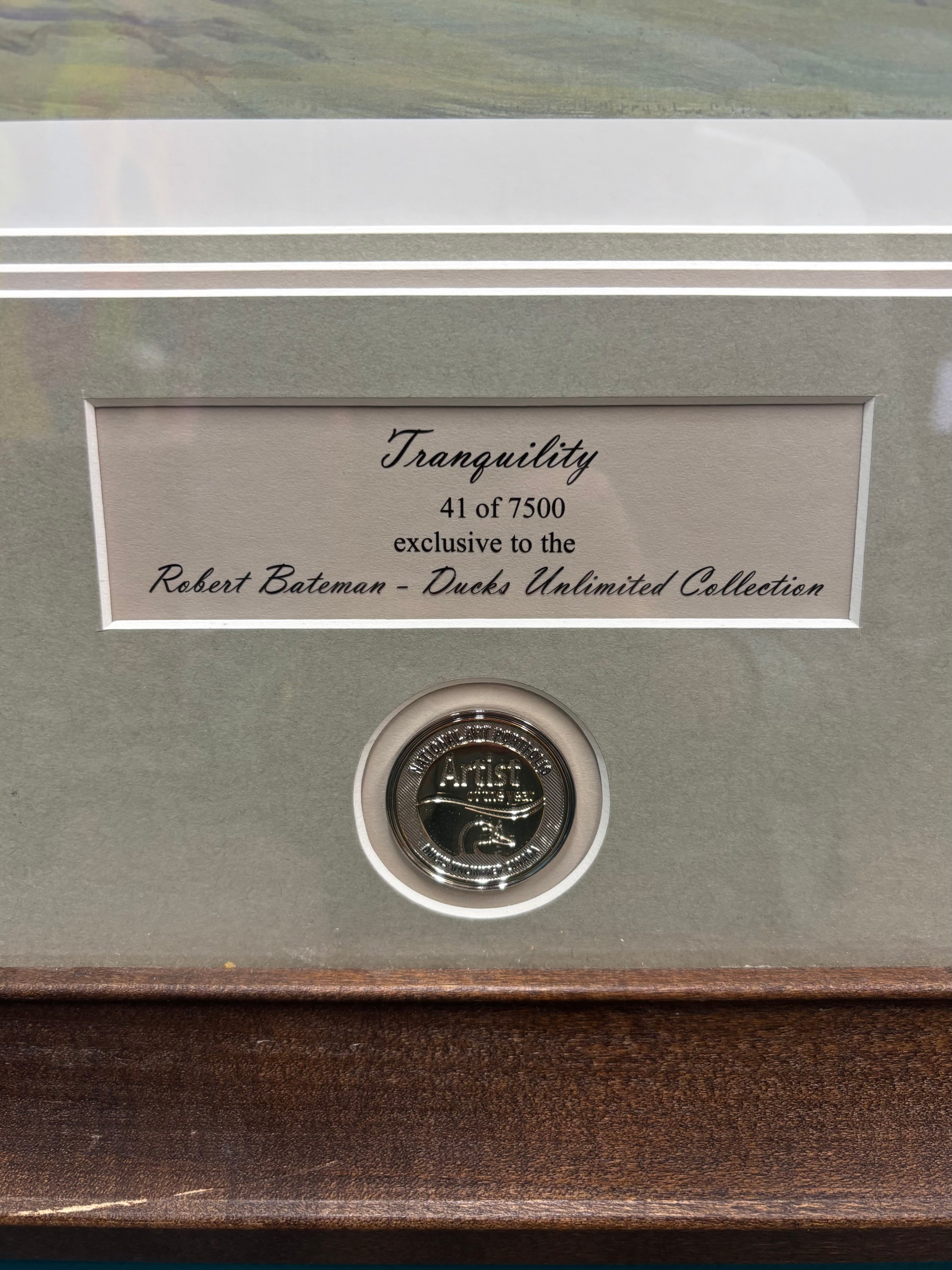 "Tranquility" Ducks Unlimited Framed Print