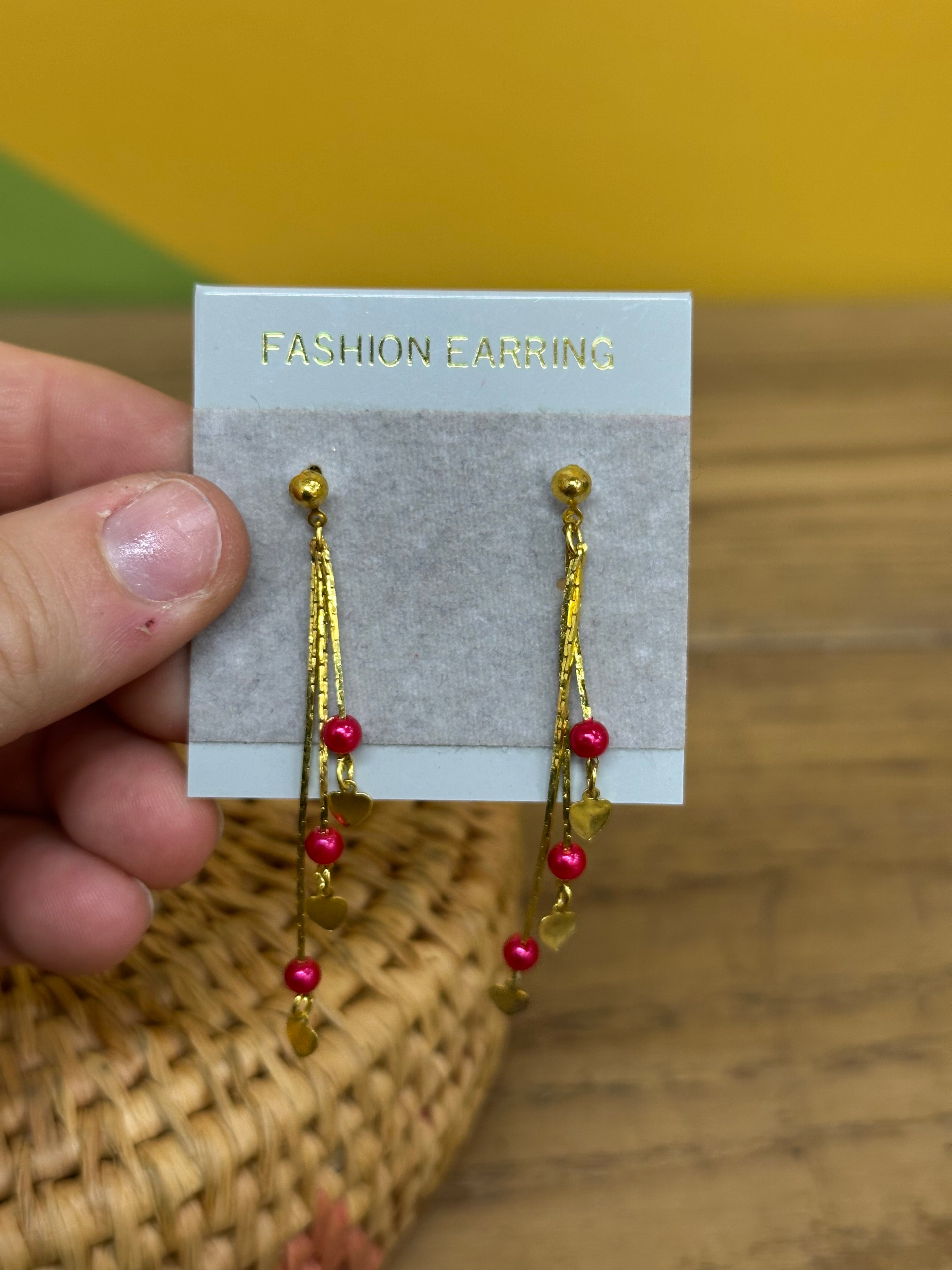 (2) Sets of Gold Tone Dangling Earrings