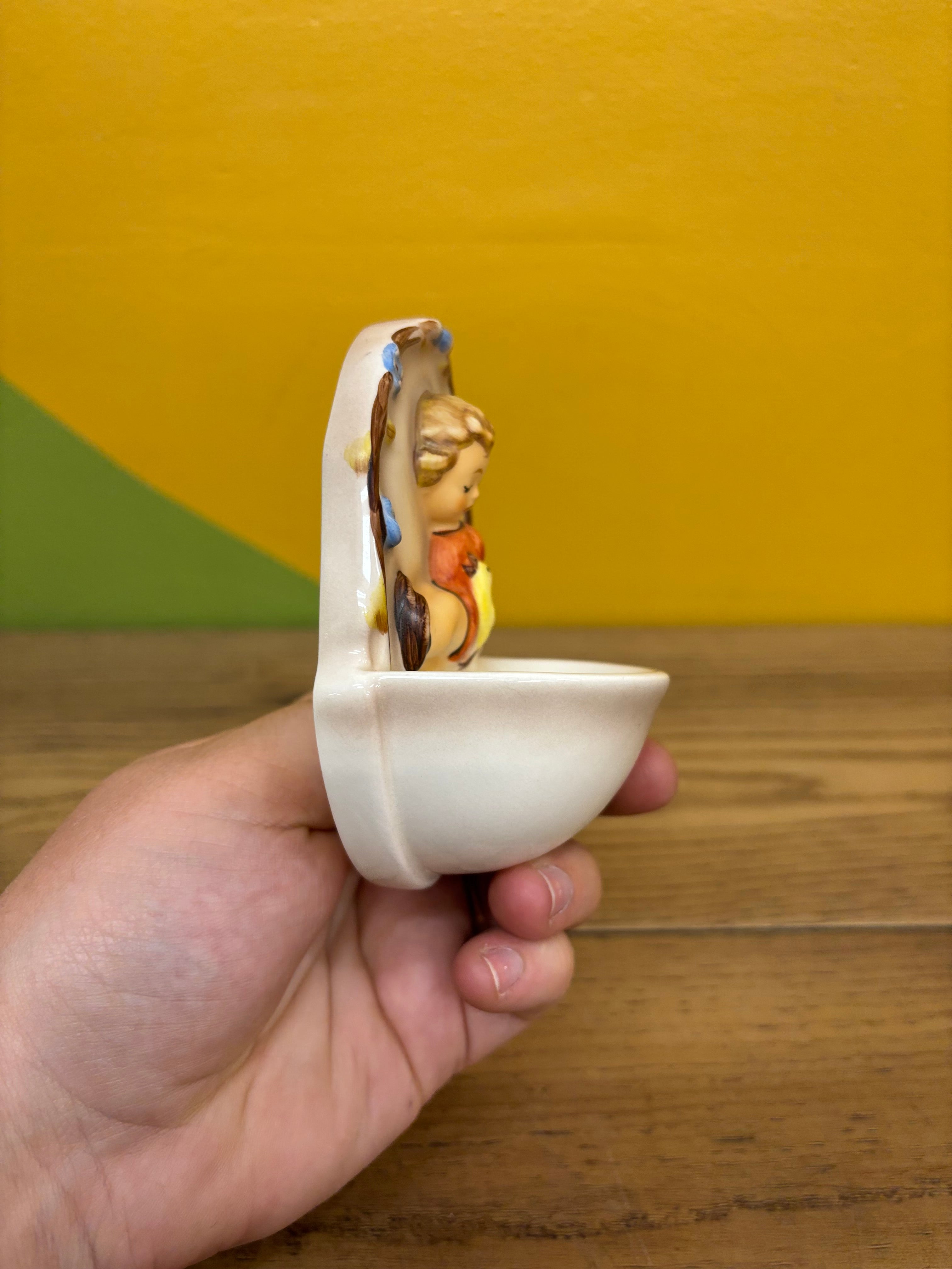 Goebel Hummel Figurine - Angel Sitting With Bird