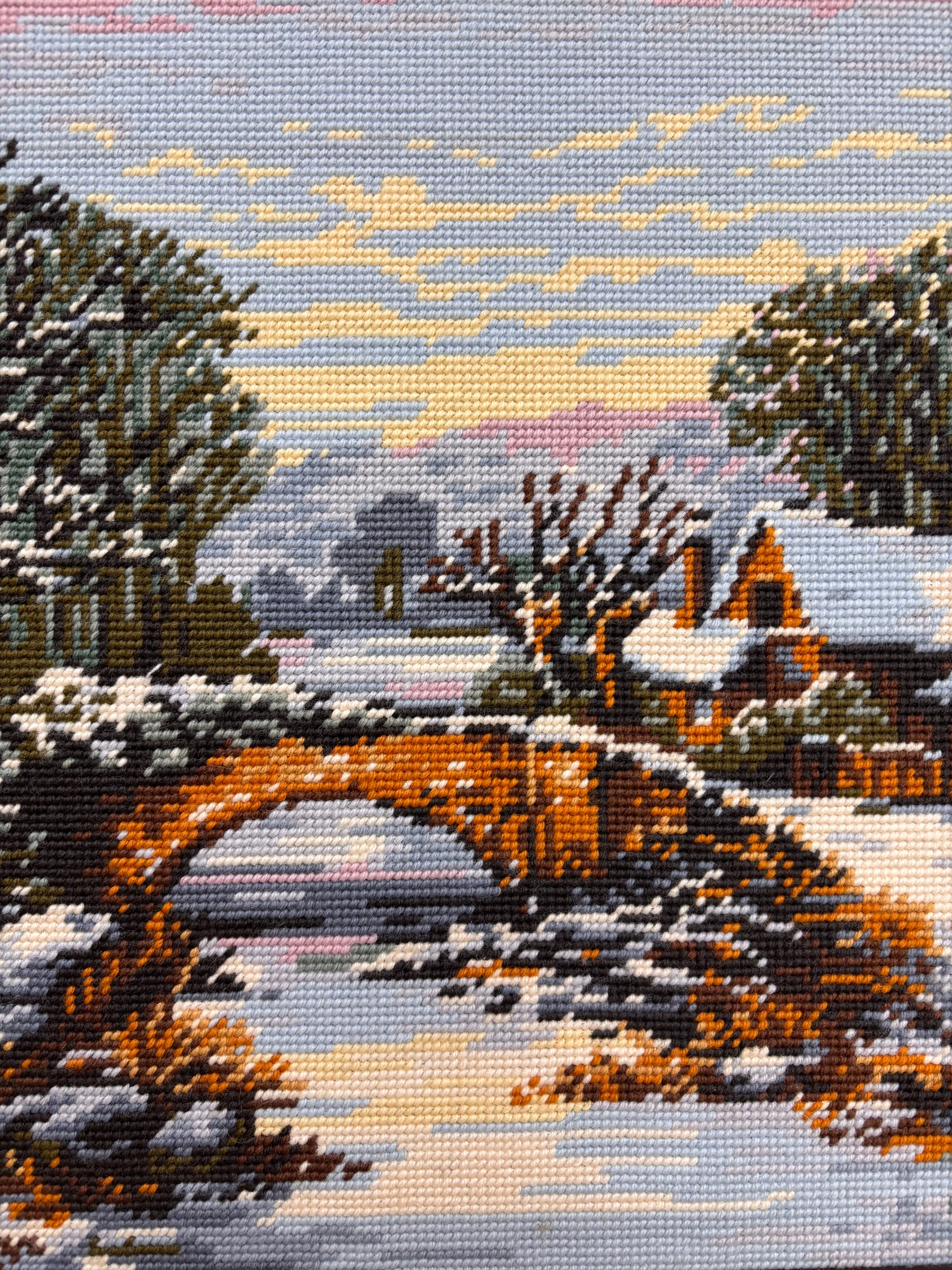 Framed Needlepoint Artwork