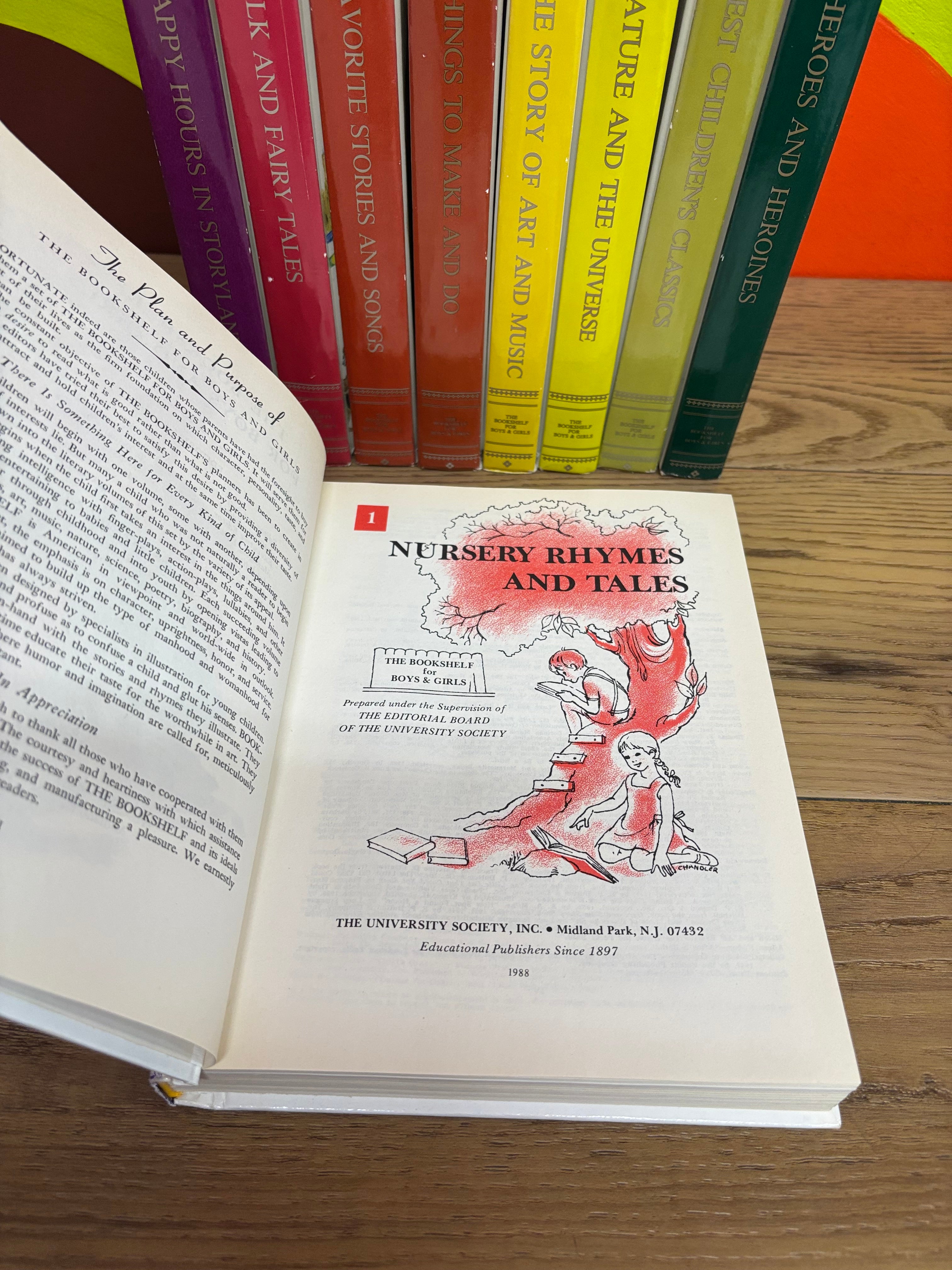 The Bookshelf for Boys and Girls 1-9 Volume Set