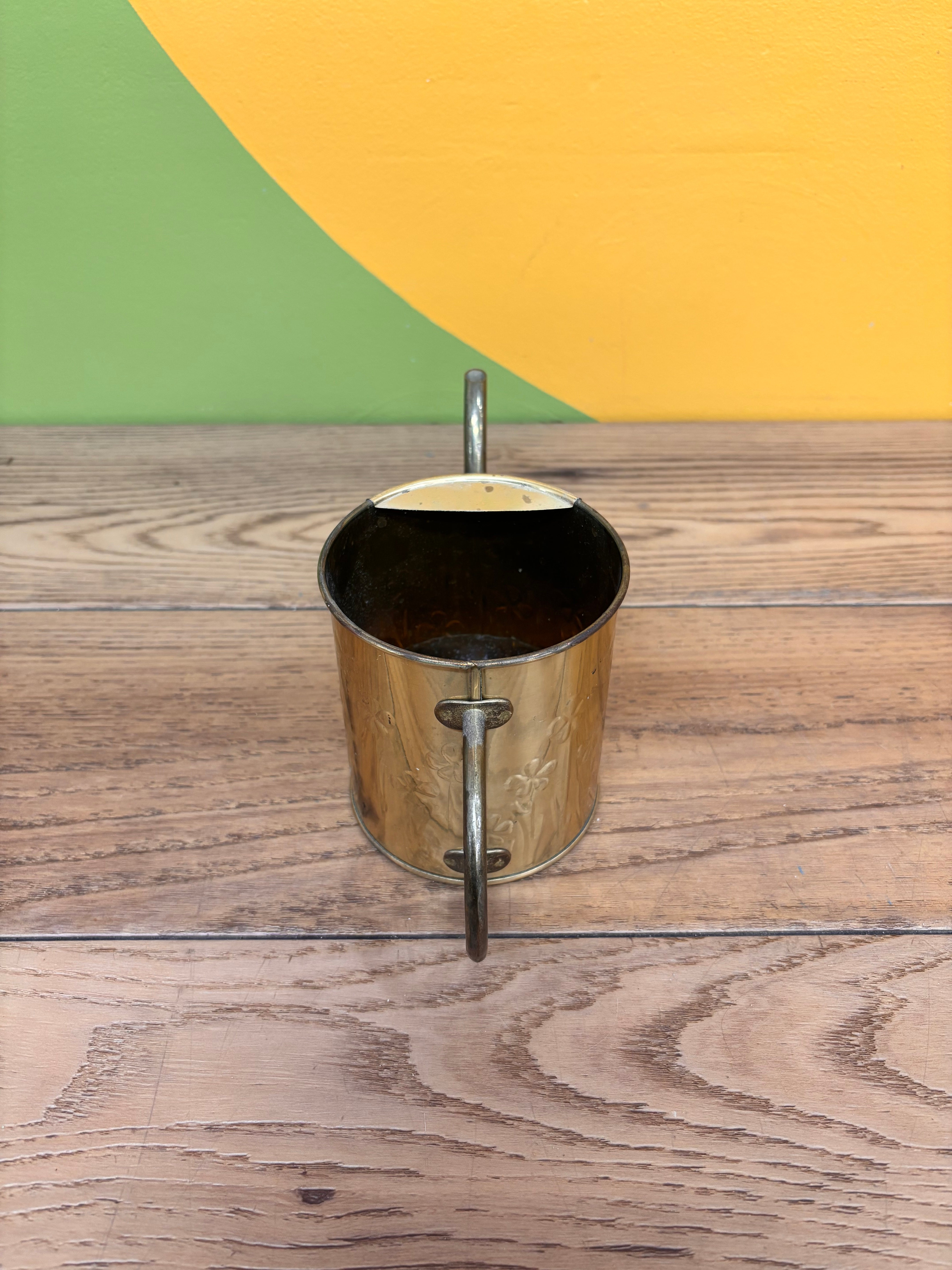 Gold Metal Watering Can
