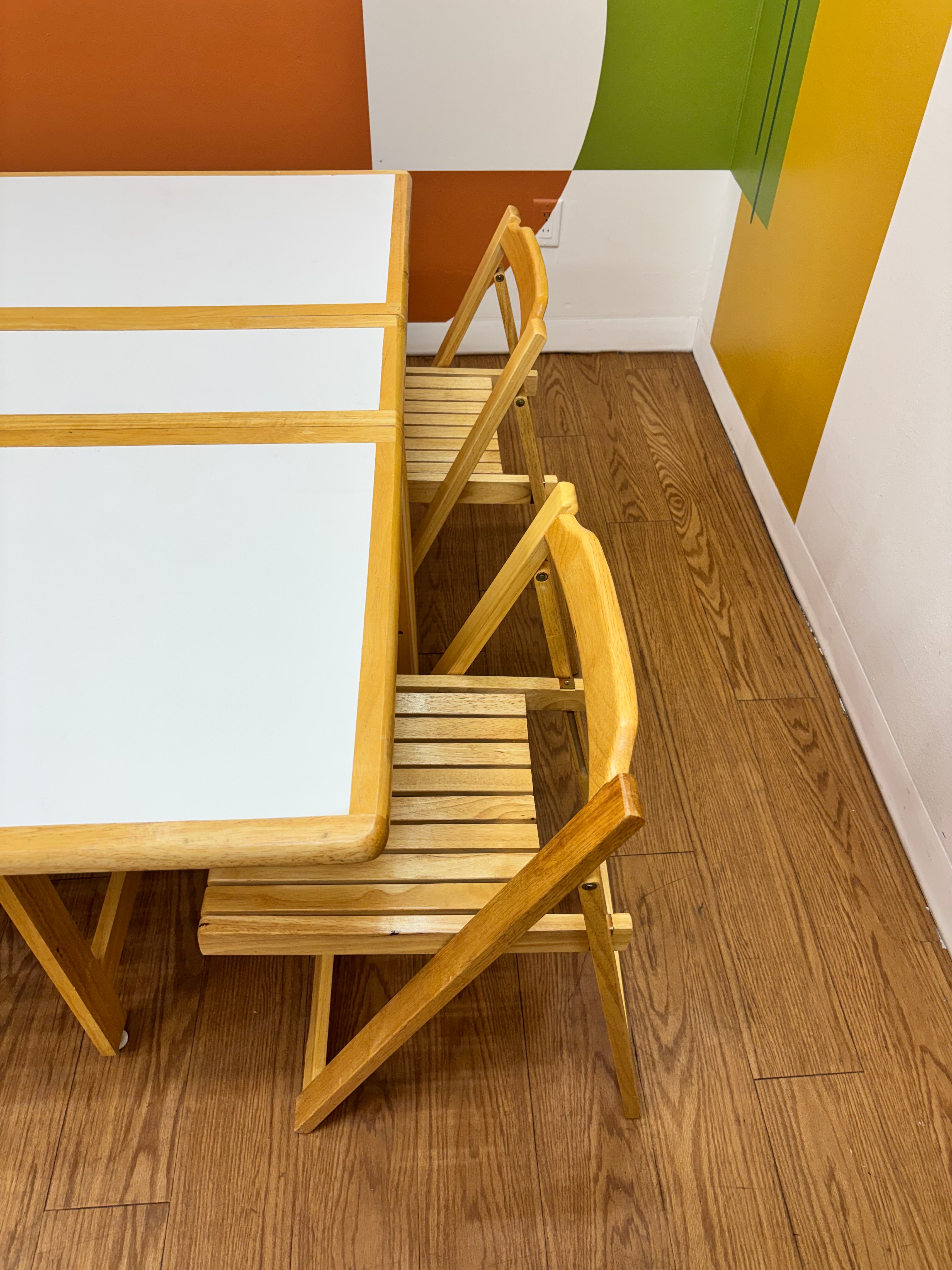 Drop Leaf Folding Dining Set