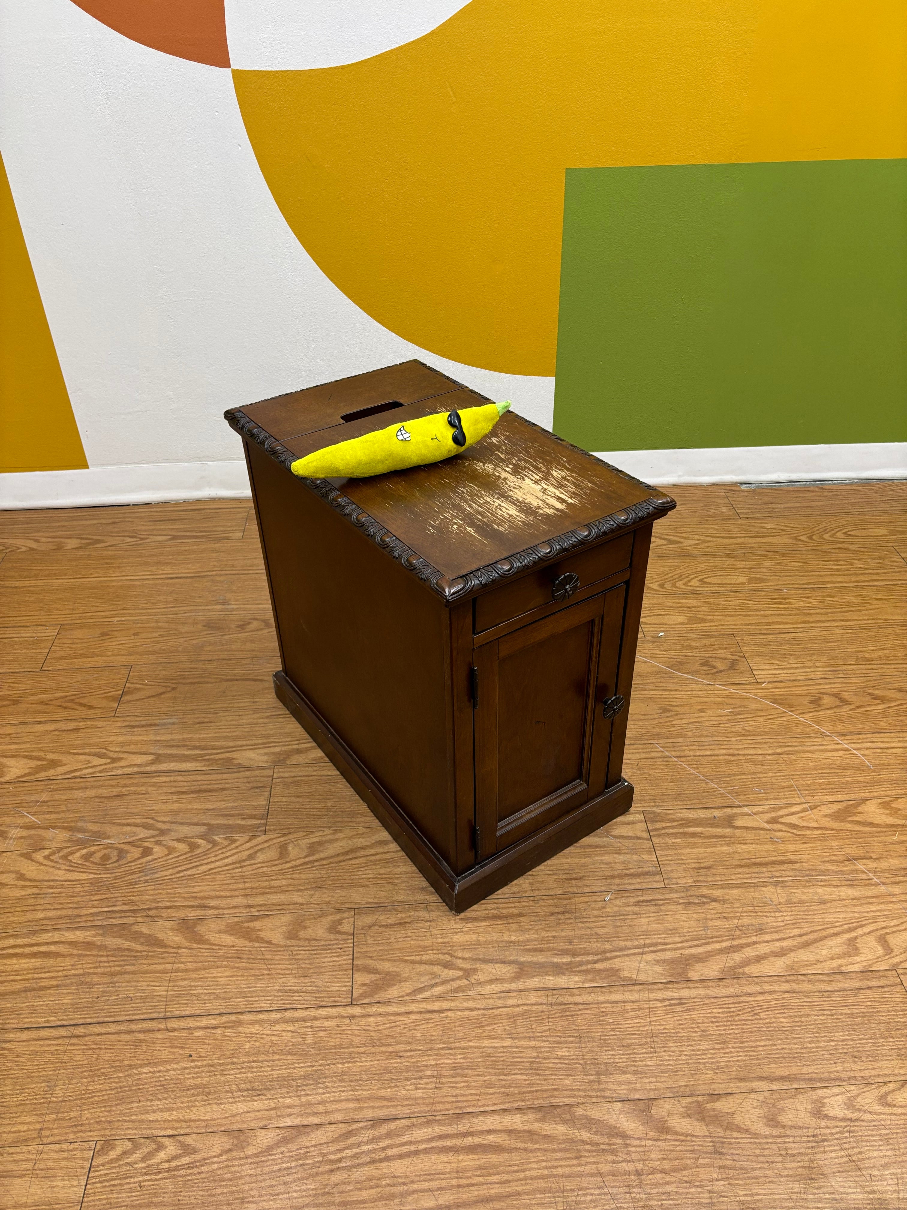 Wood End Table