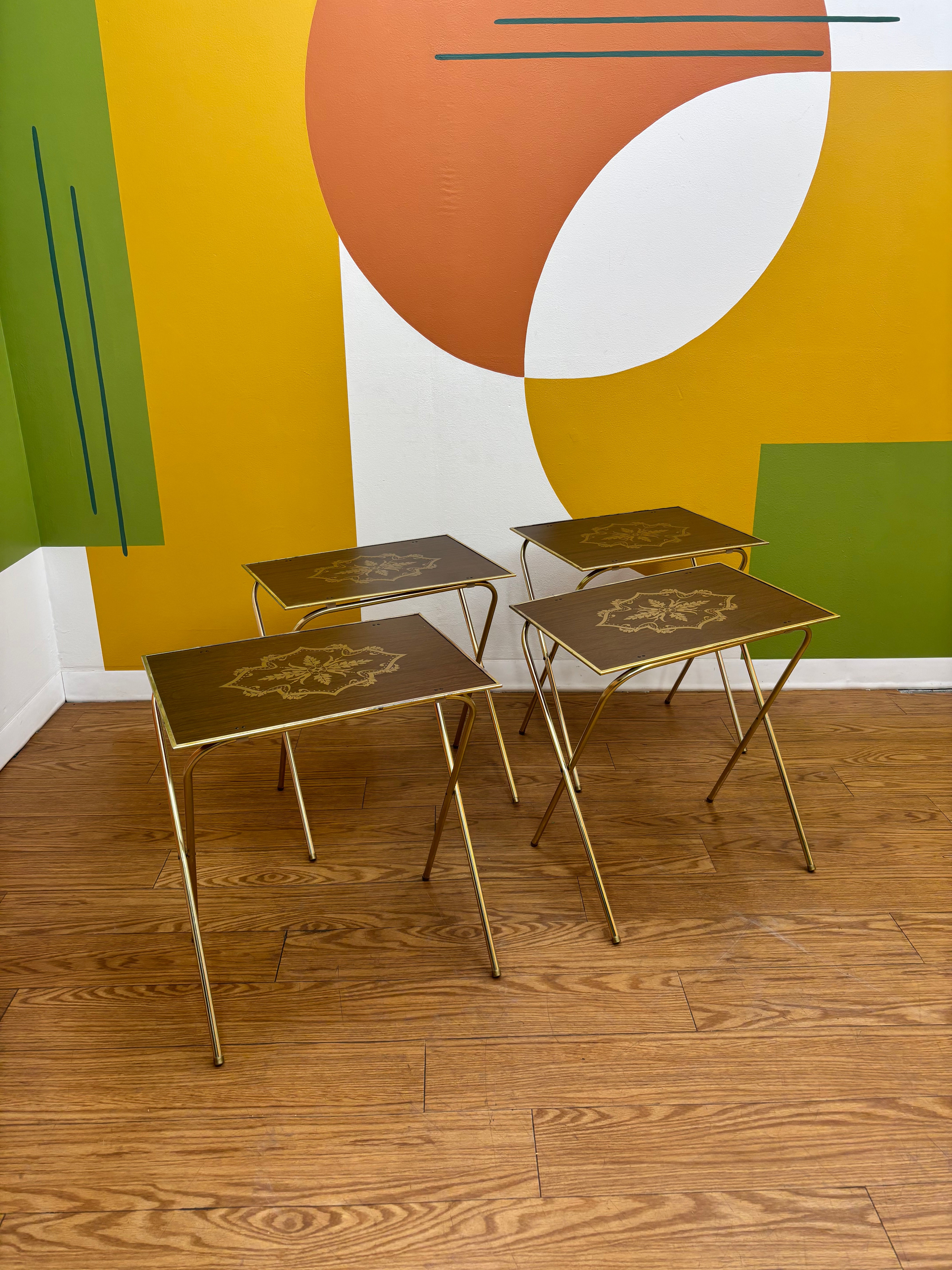 TV Tray Table Set
