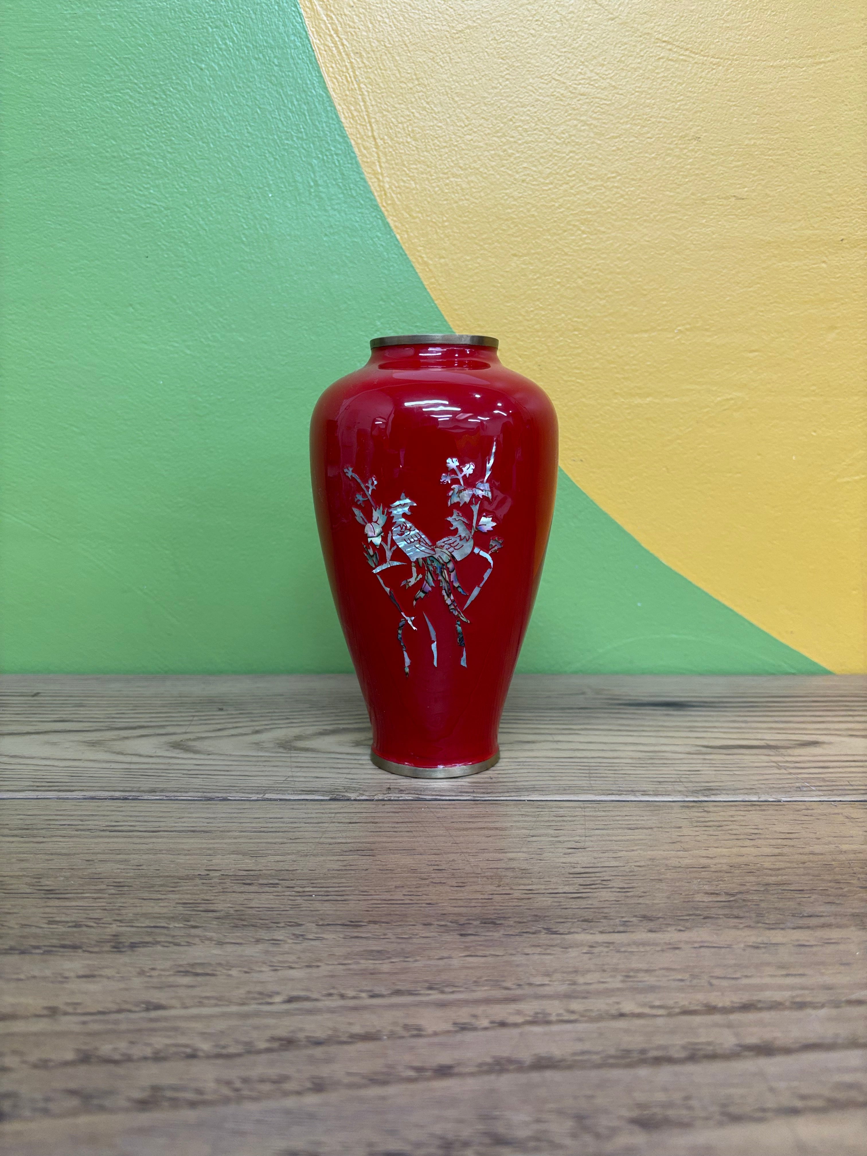 Red Vase