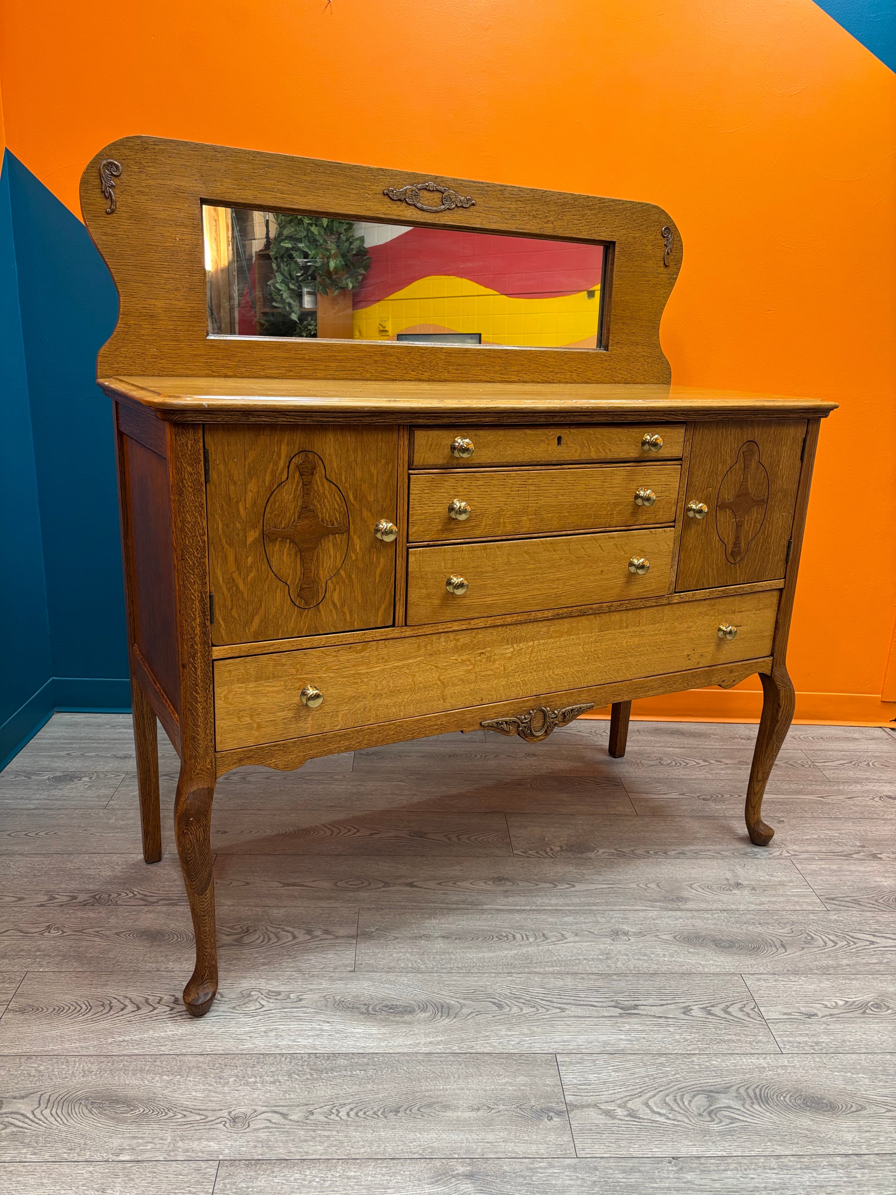 Large Wood Buffet