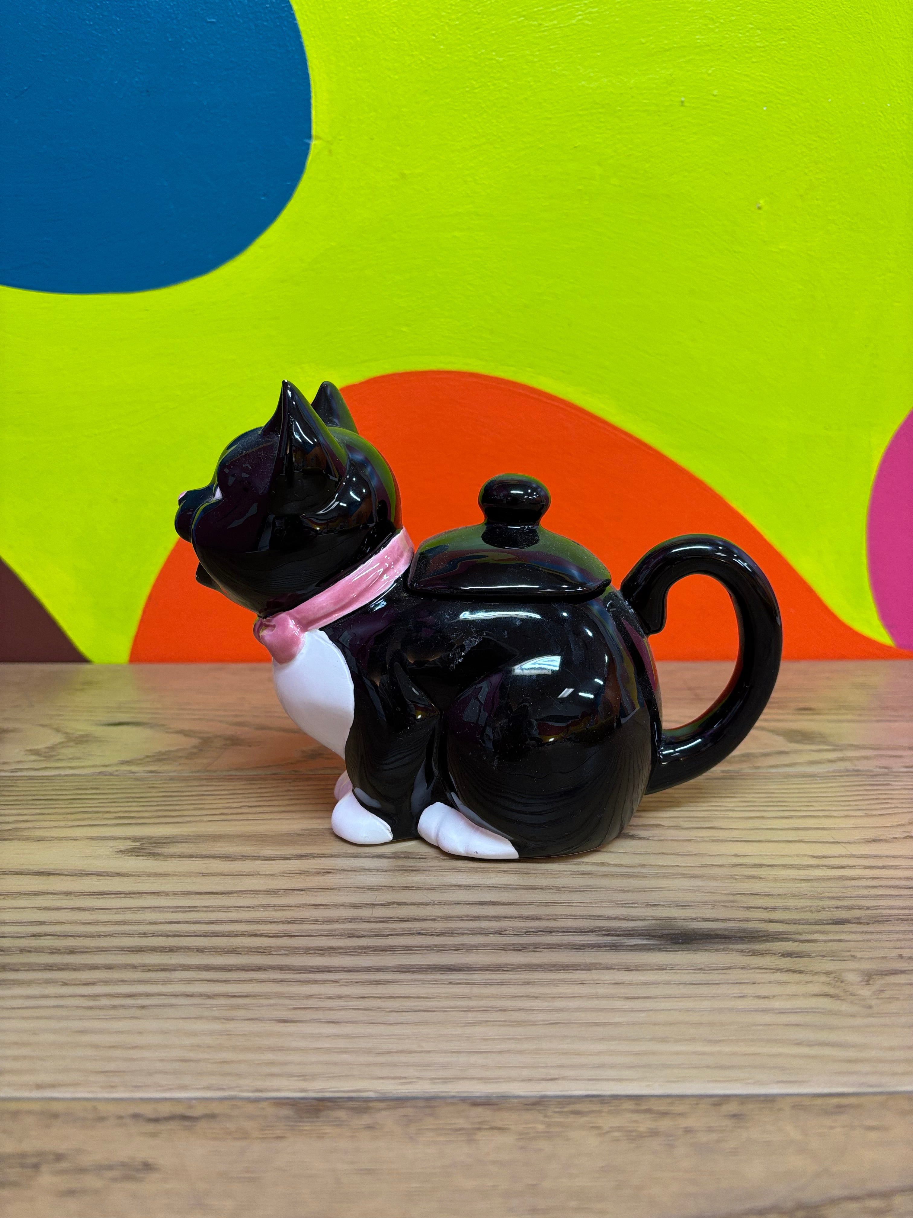 Small Ceramic Cat Teapot