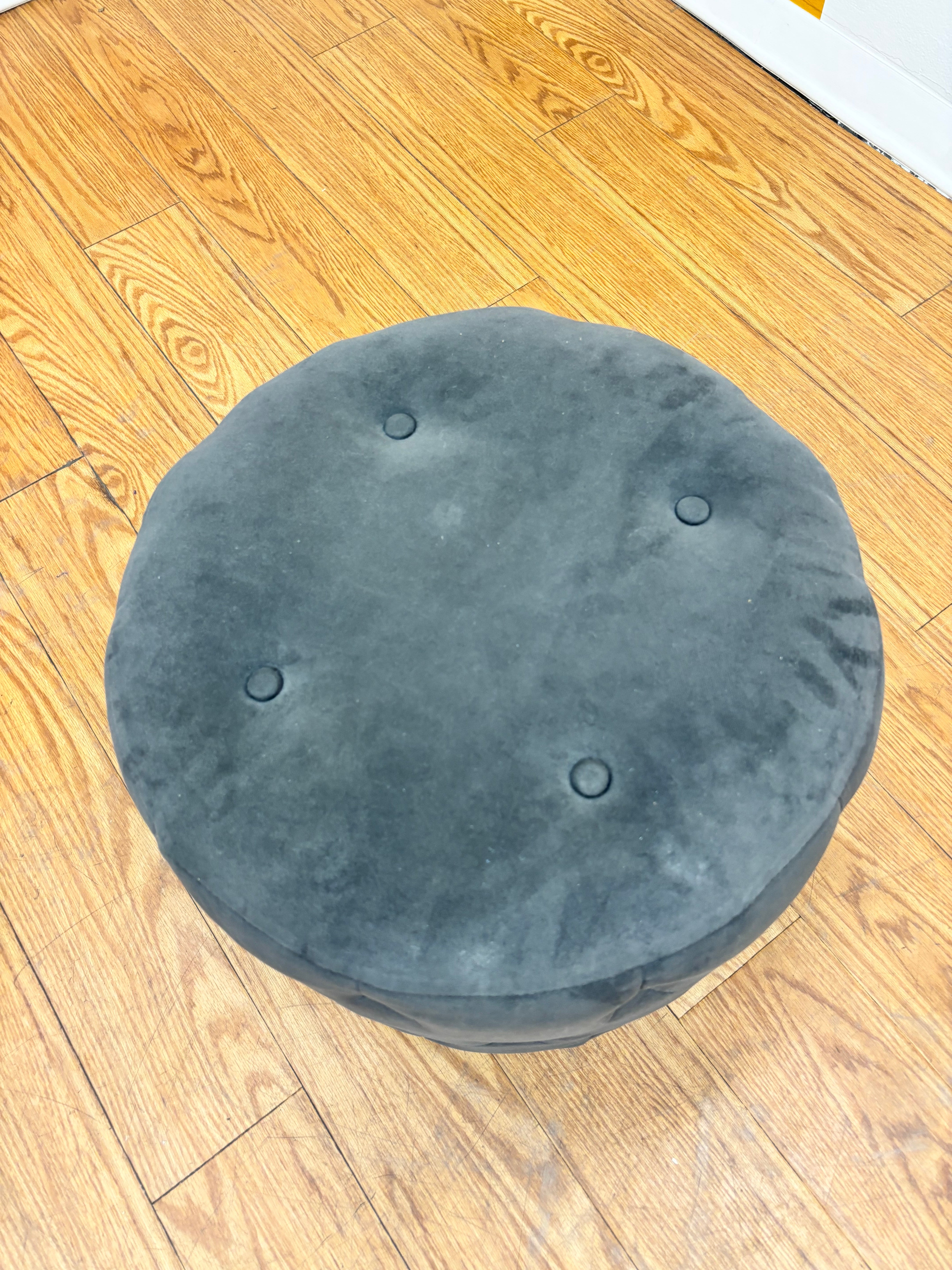 Grey Pouf