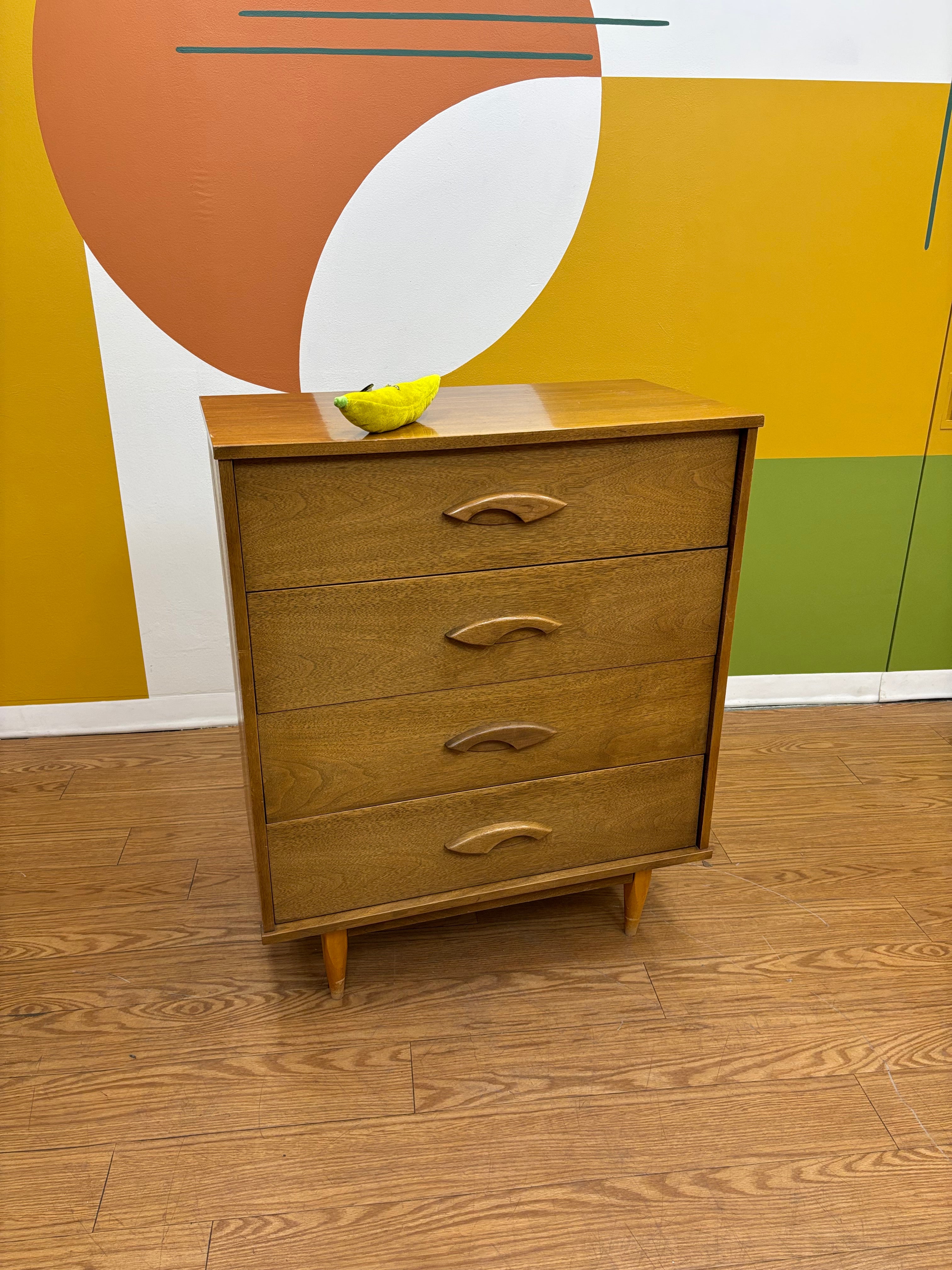4 Drawer Wood Dresser