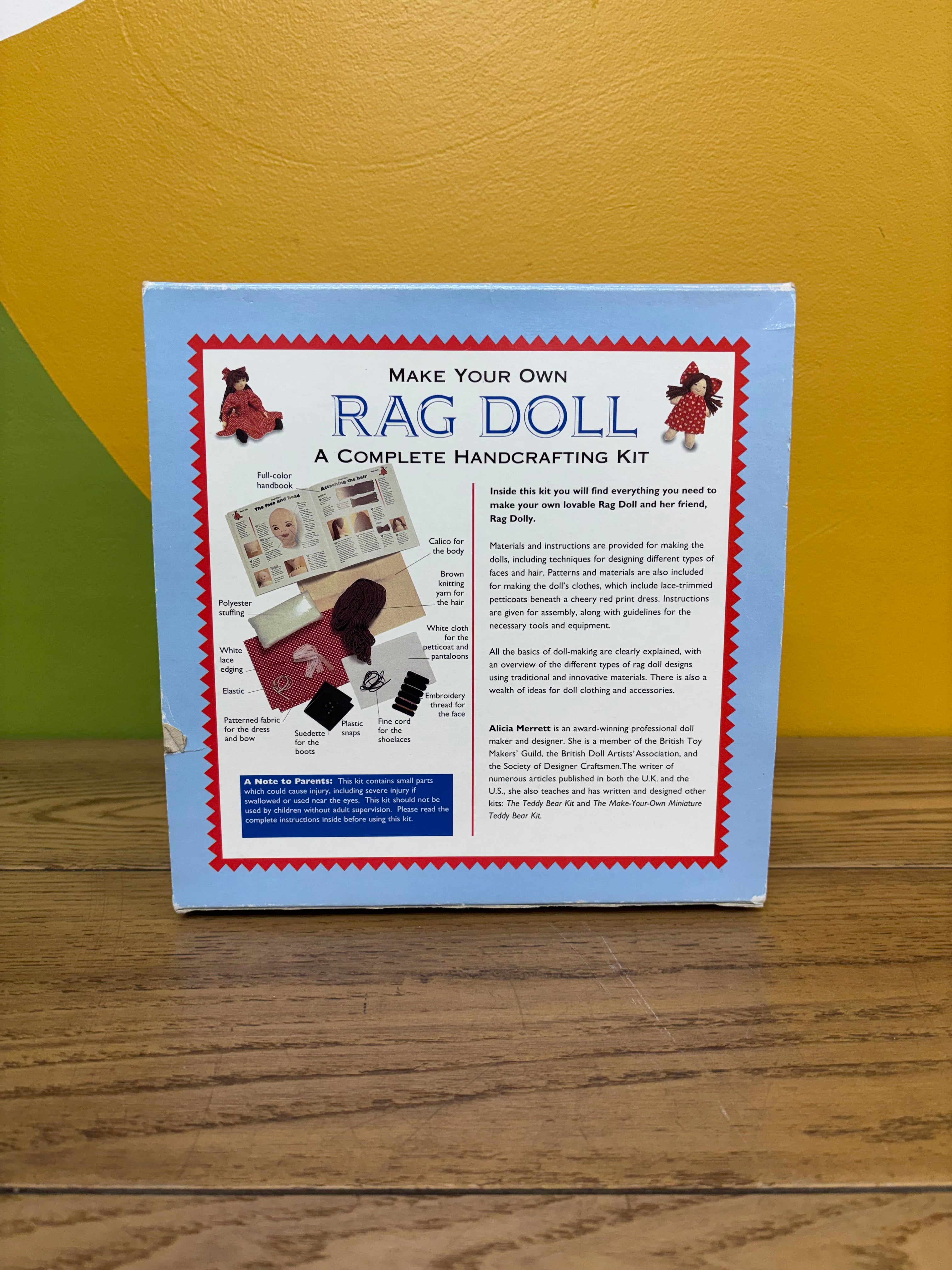 Make Your Own Rag Doll Kit