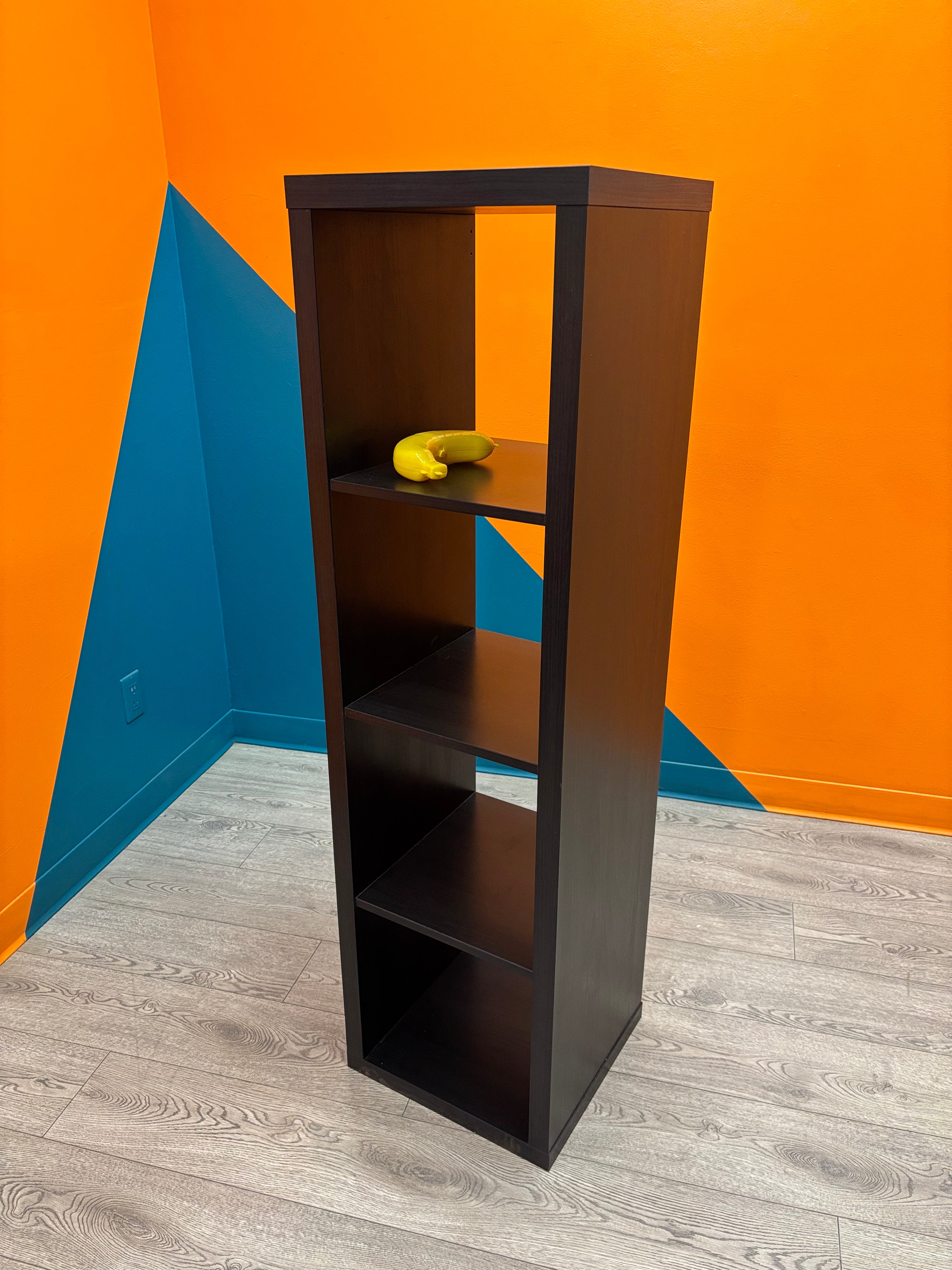 Black 4 Cubby Kallax Shelf