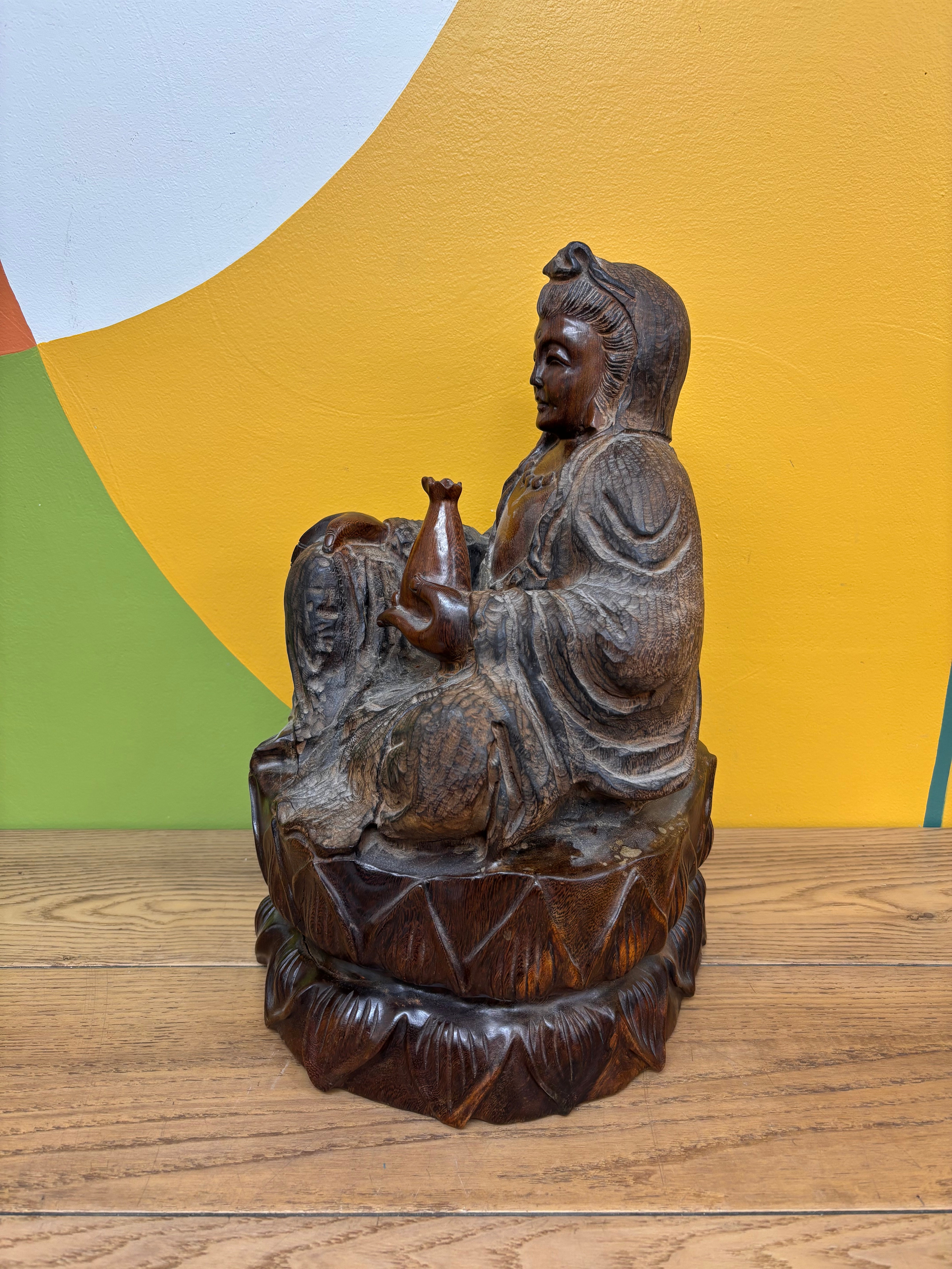 Wood Carved Statue