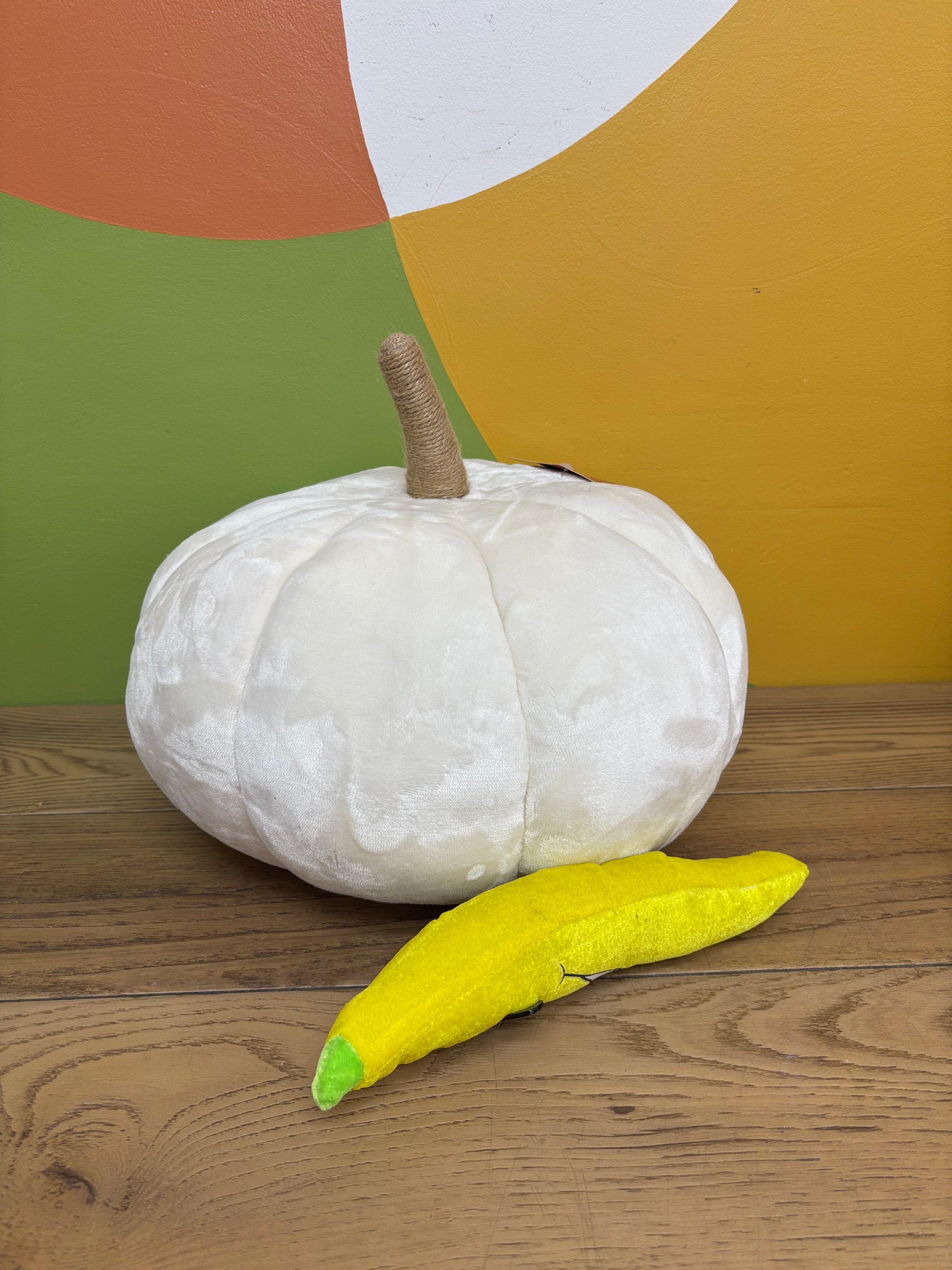 Decorative Plush Pillow Pumpkin