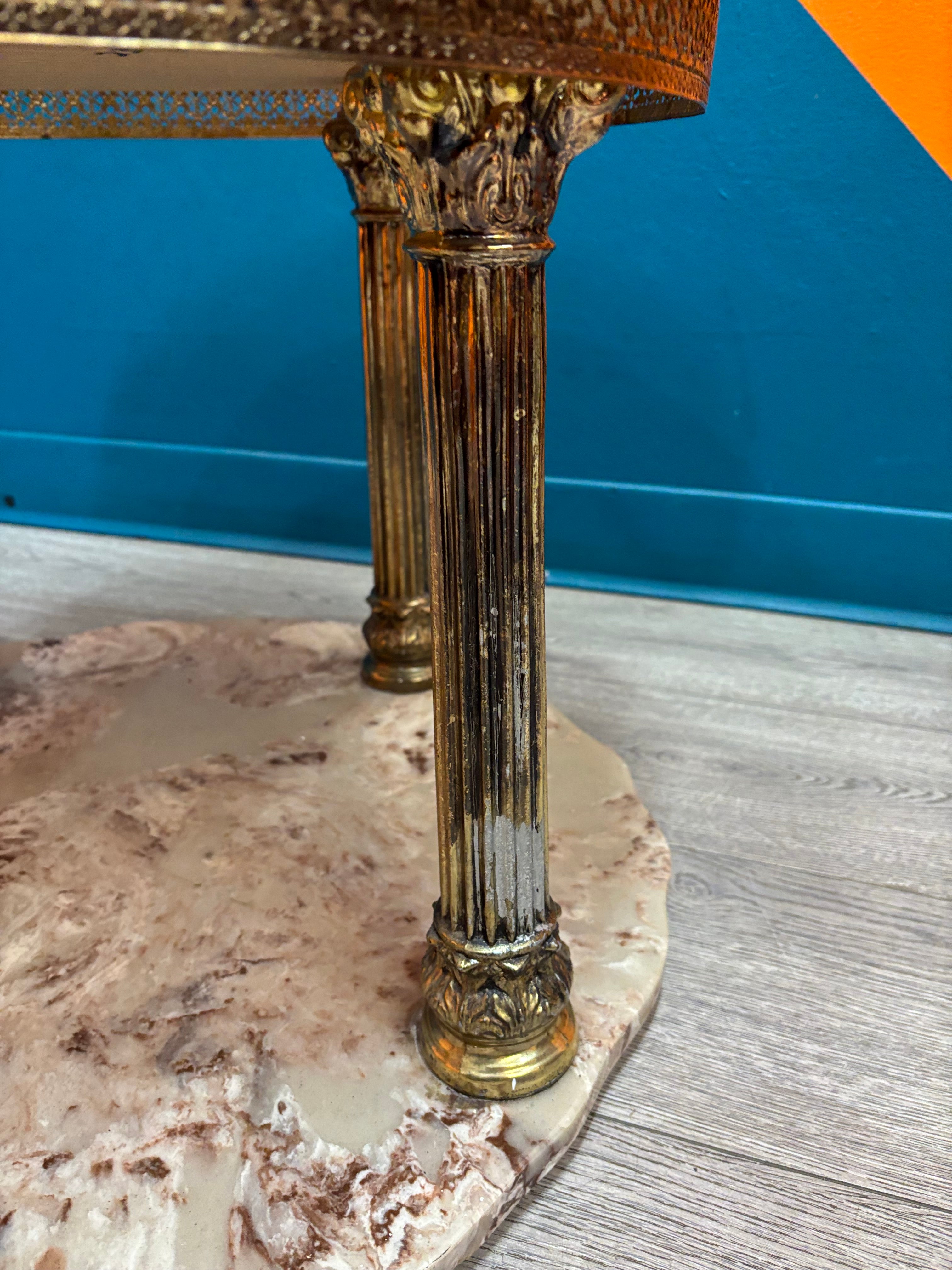Round Marble Side Table