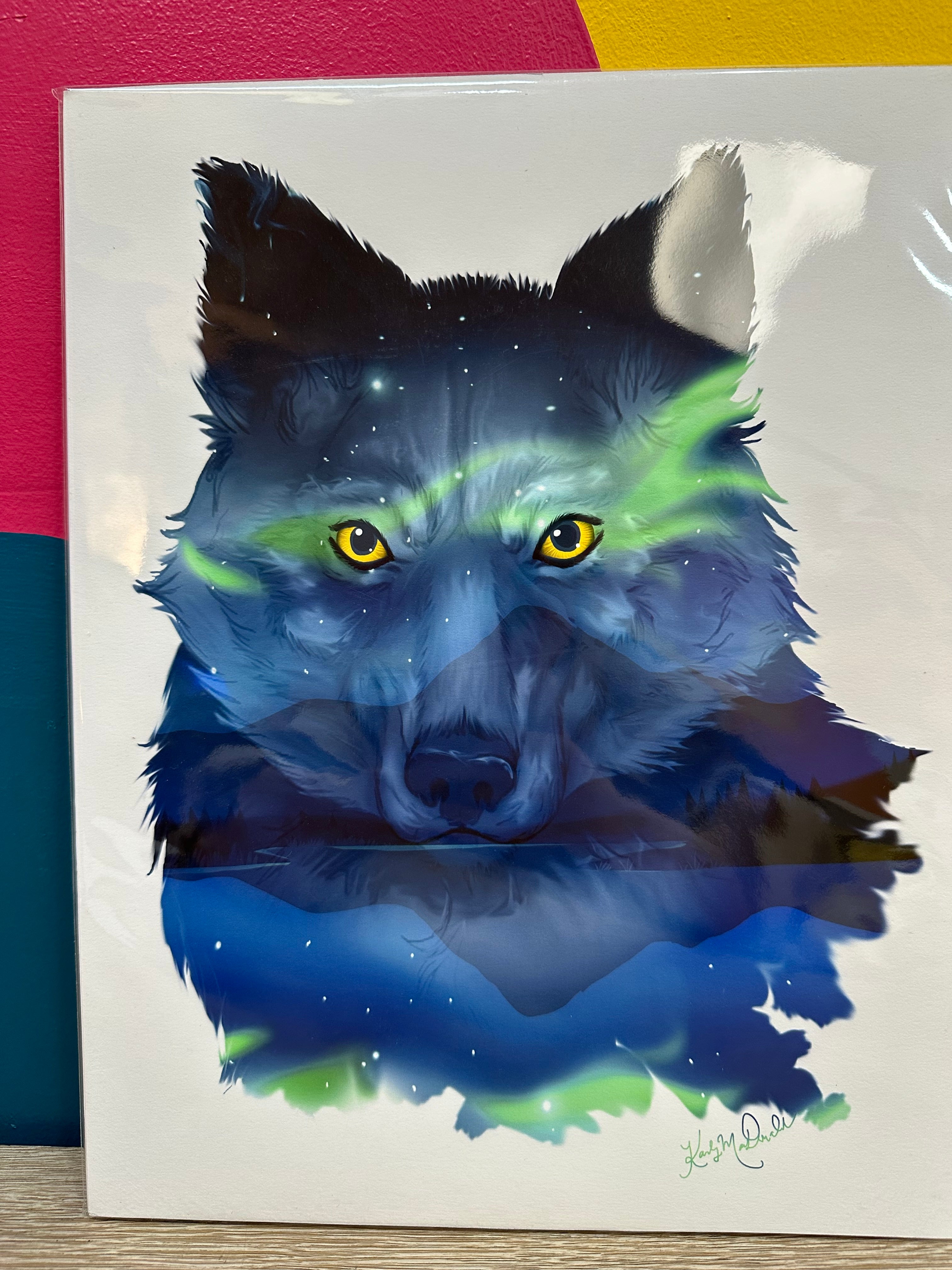 Wolf Art #1 by Karly MacDonald