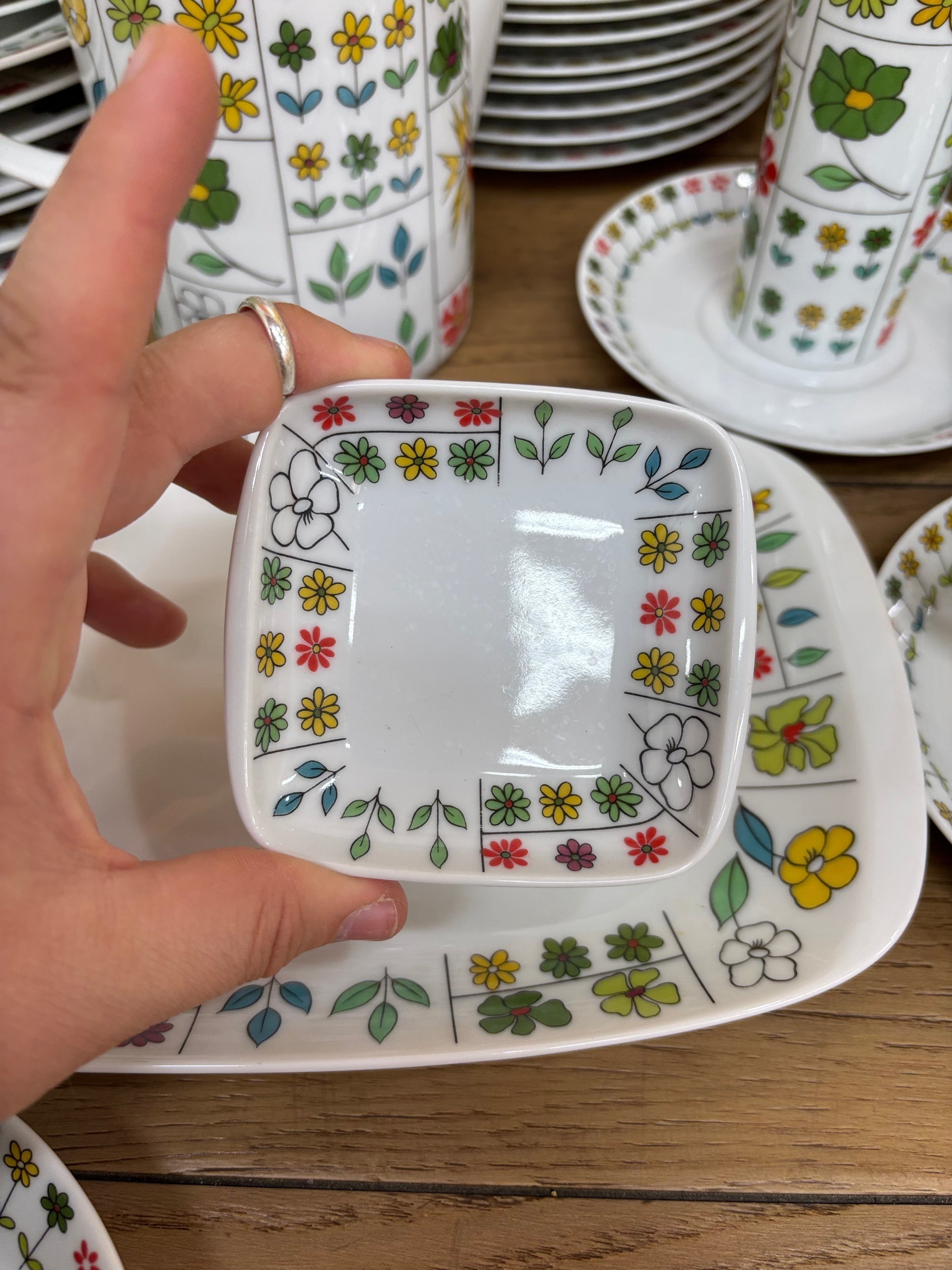 Large Piemonte Floral Set by Rosenthal