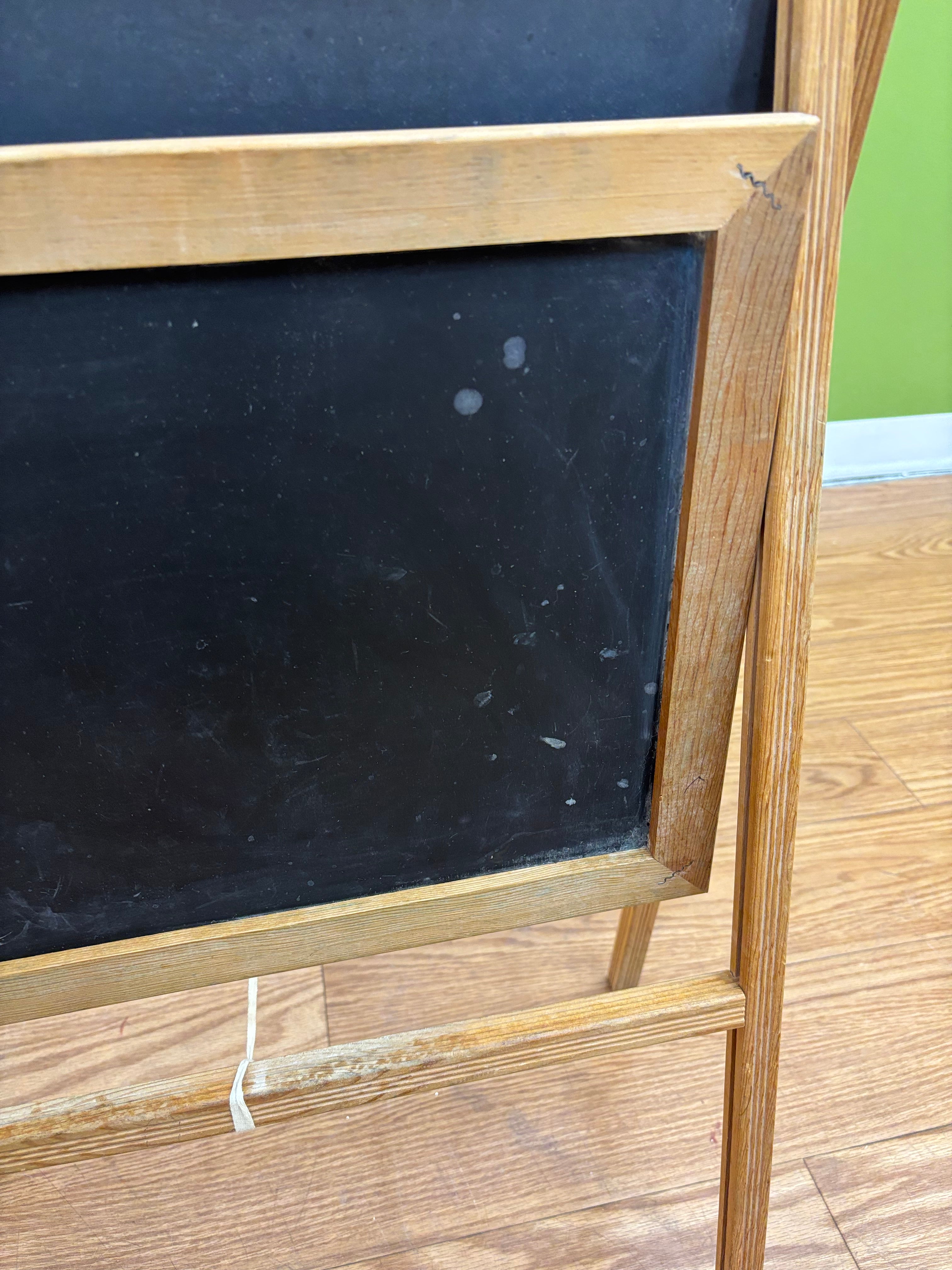 Wood Children's Folding Chalkboard