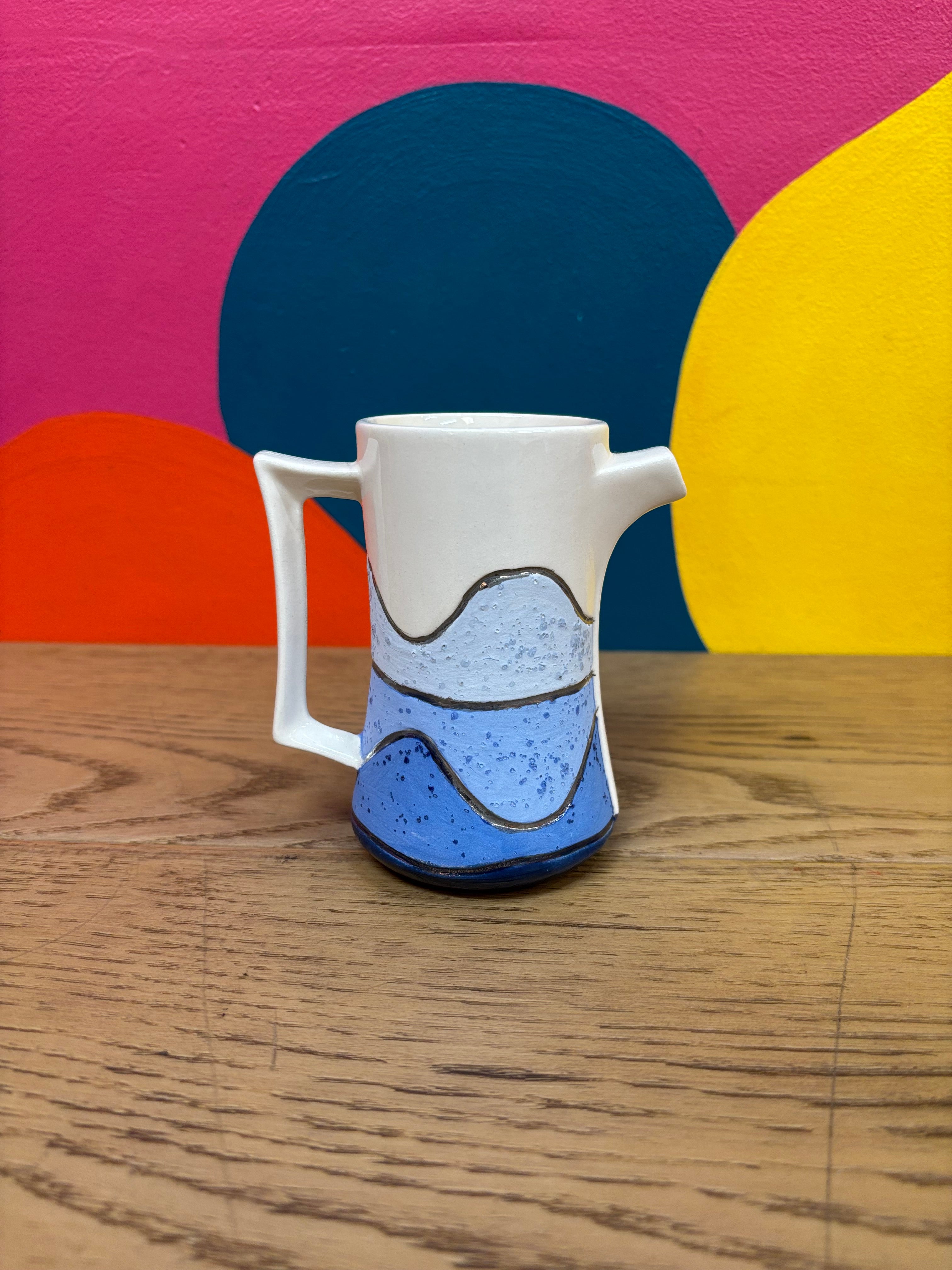 Blue Ceramic Creamer (Arnel's)