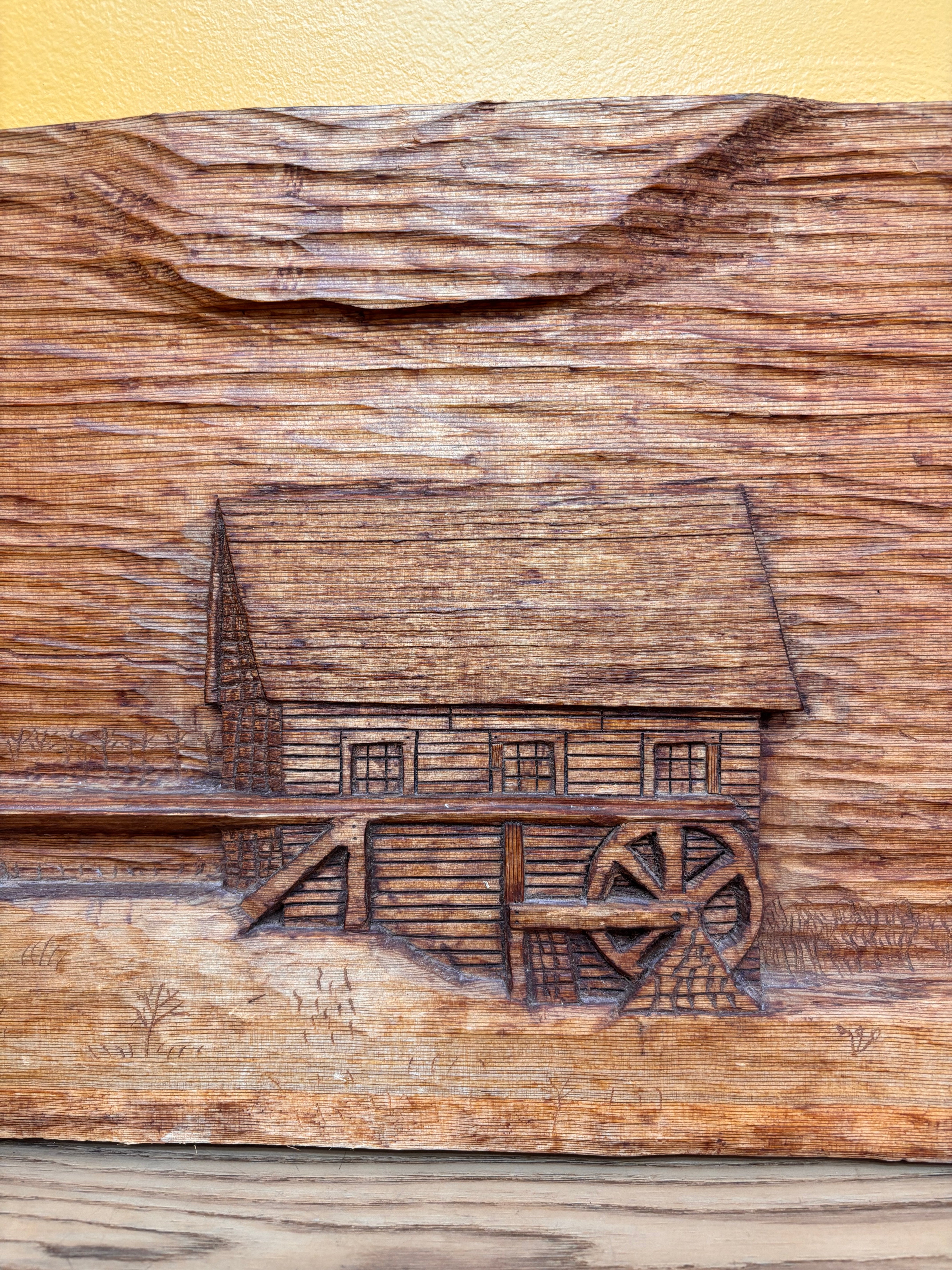 Carved Wood Art