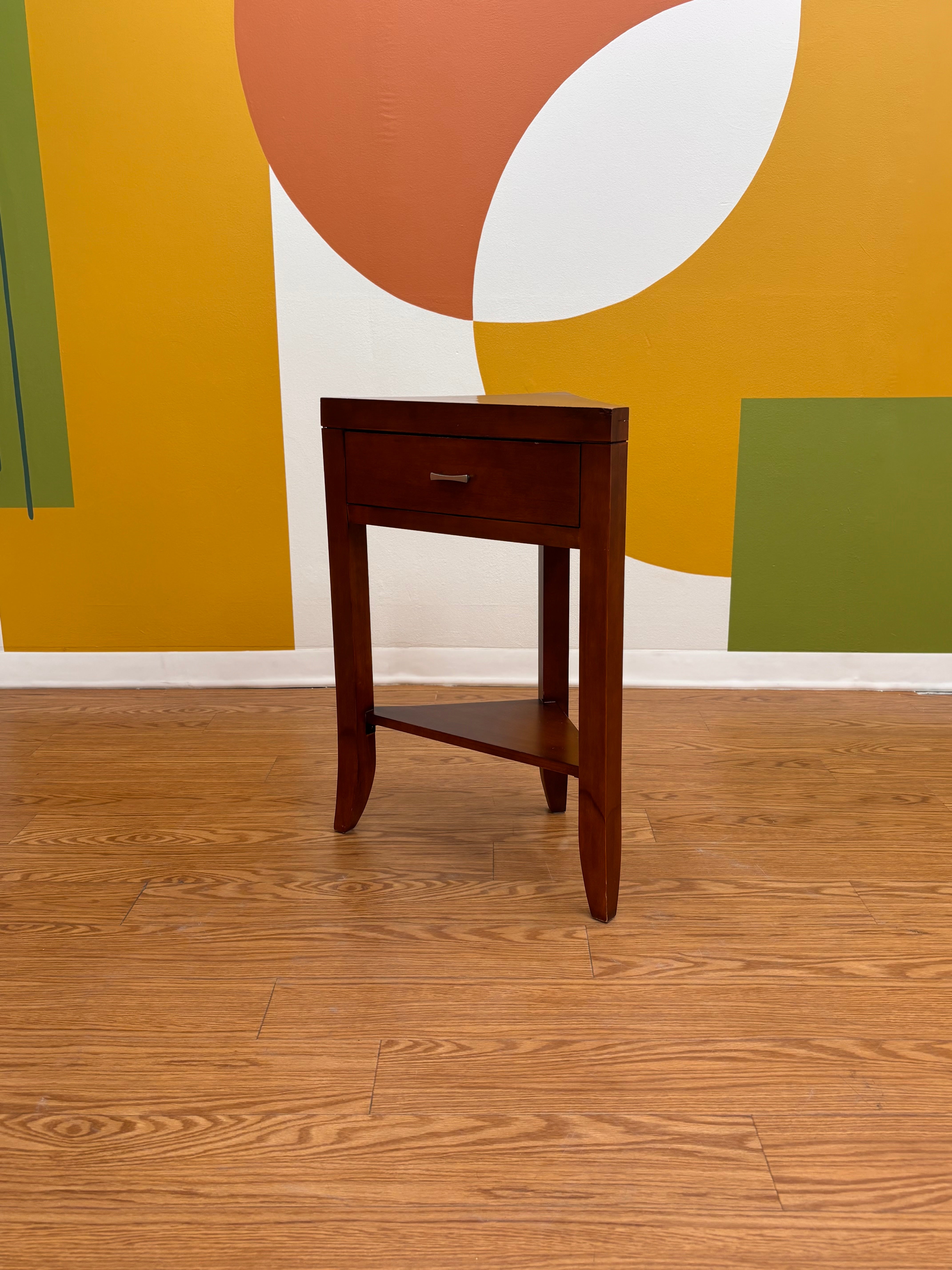 Wood Corner Table