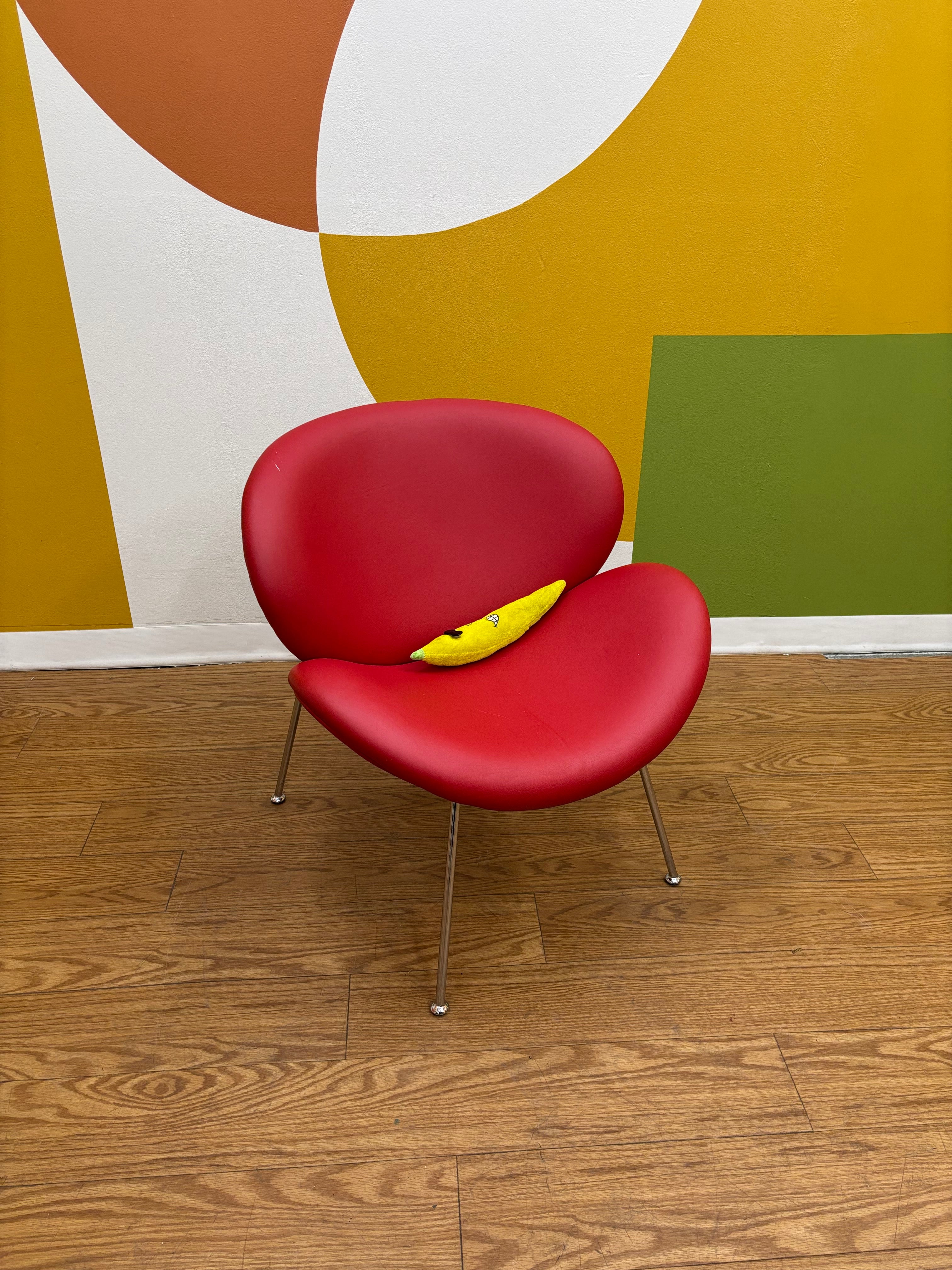 Red Lounge Chair