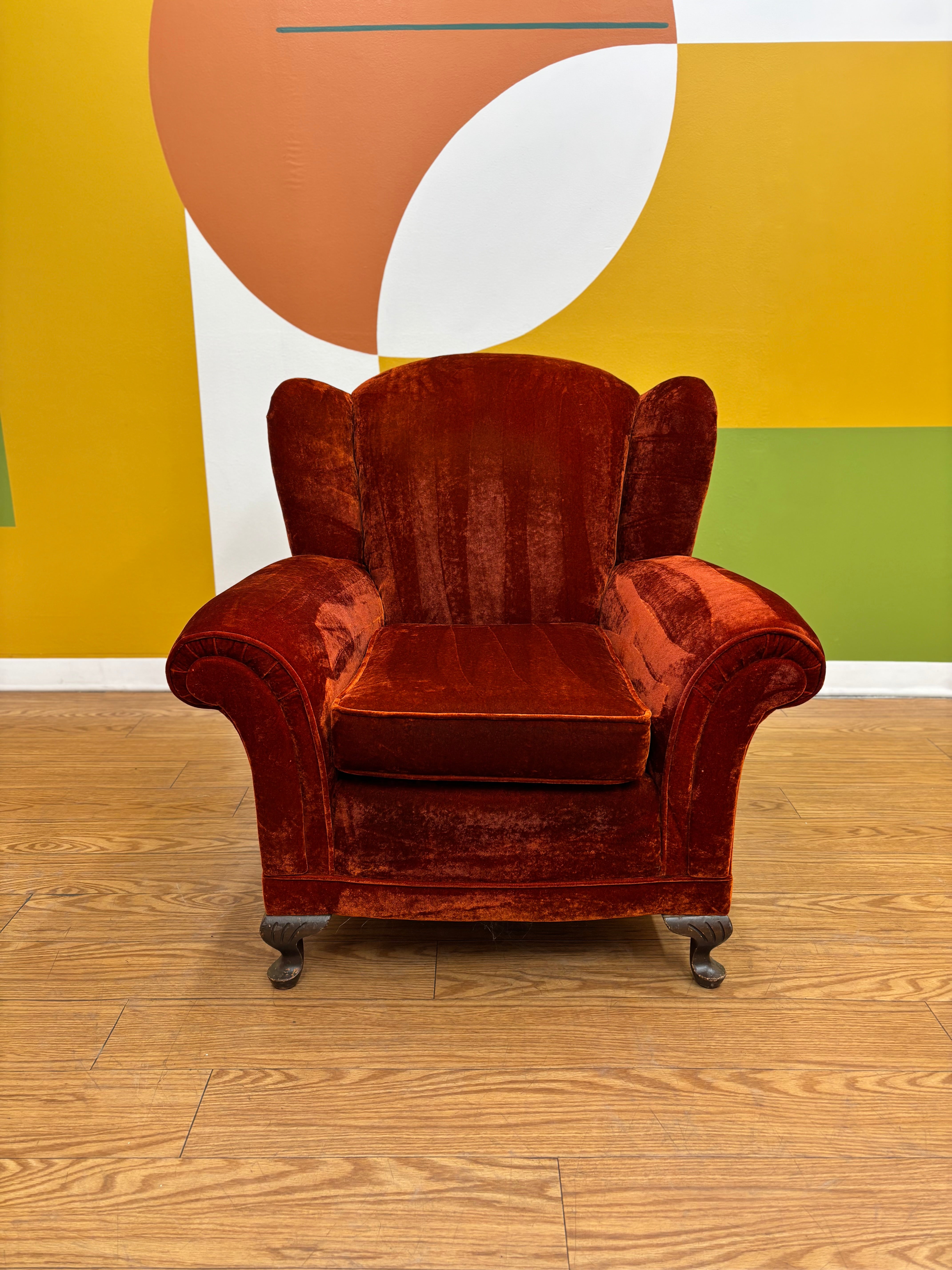 Orange Armchair