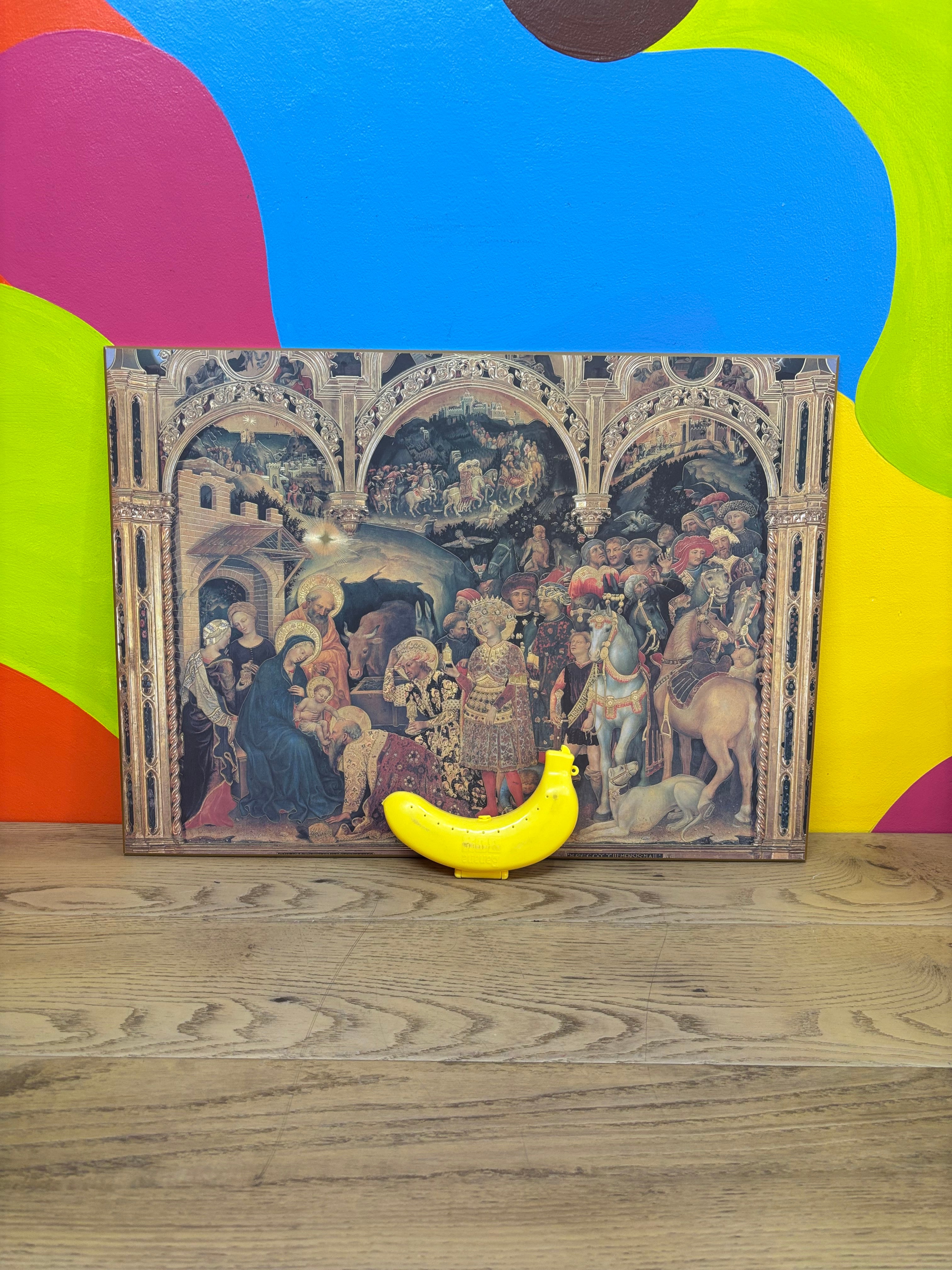 "Adoration by the Magi" Wood Mounted Print