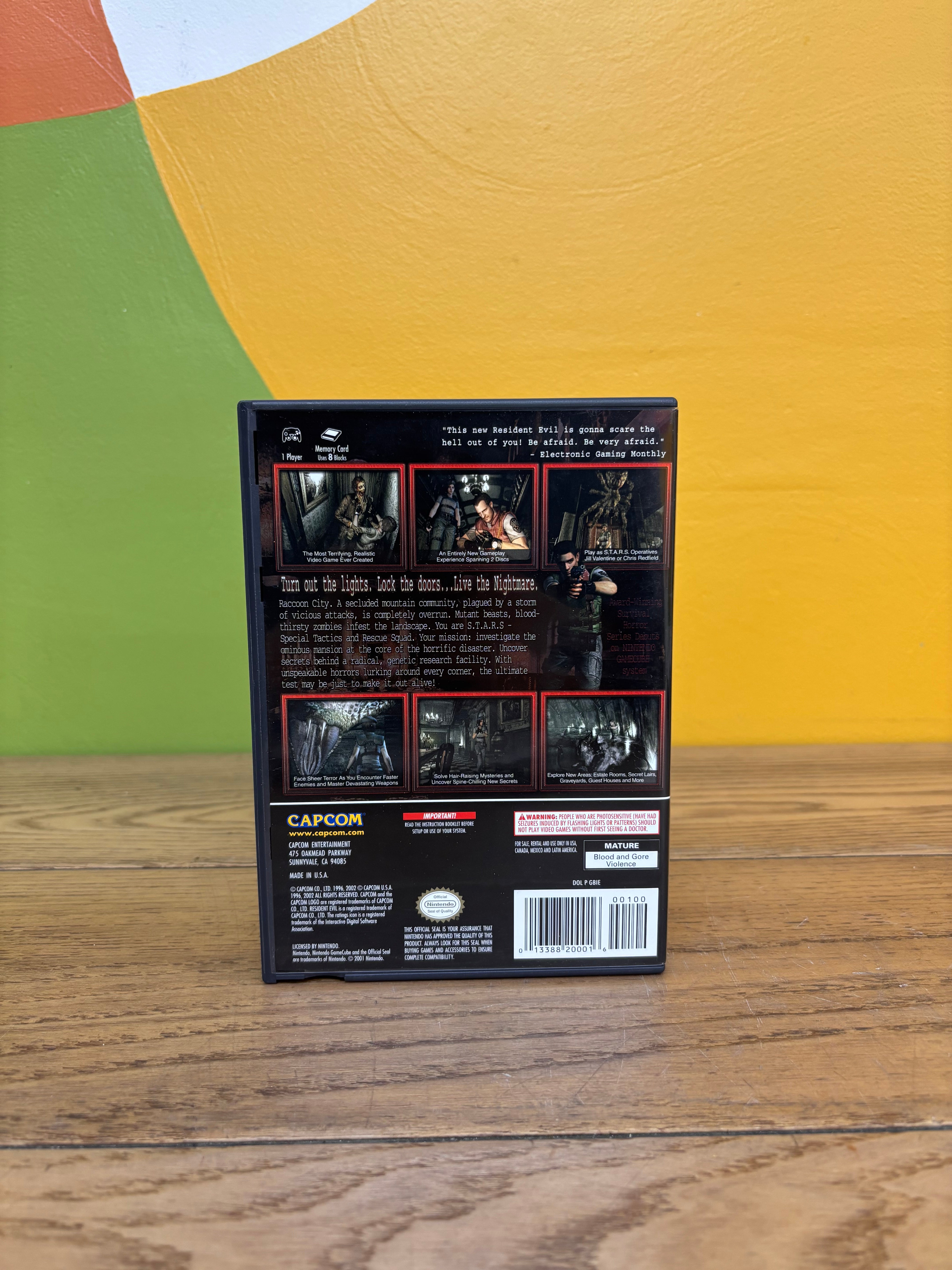 Resident Evil Nintendo GameCube Game CIB