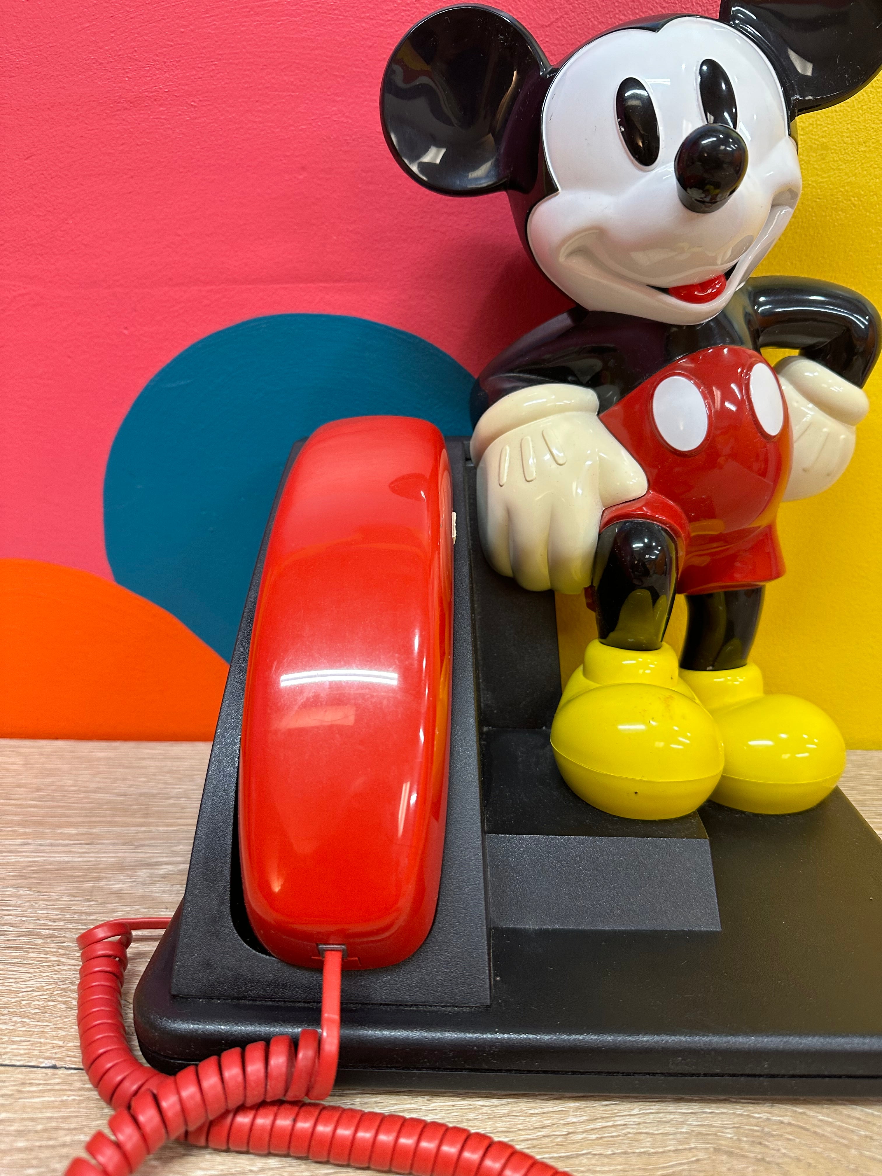 Mickey Mouse A&T Push Button Telephone