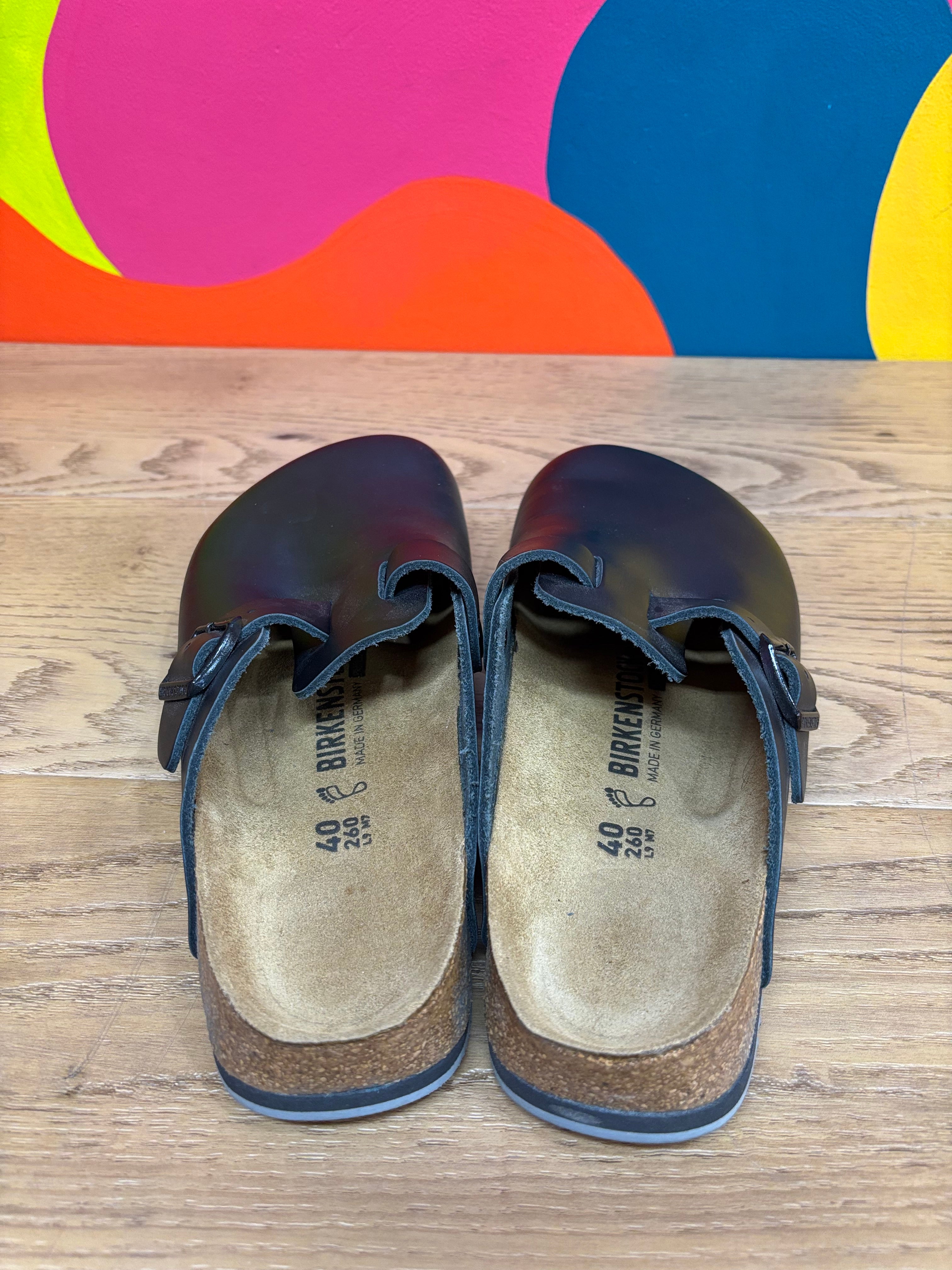 Boston Super Grip Birkenstock Clogs - Size 40