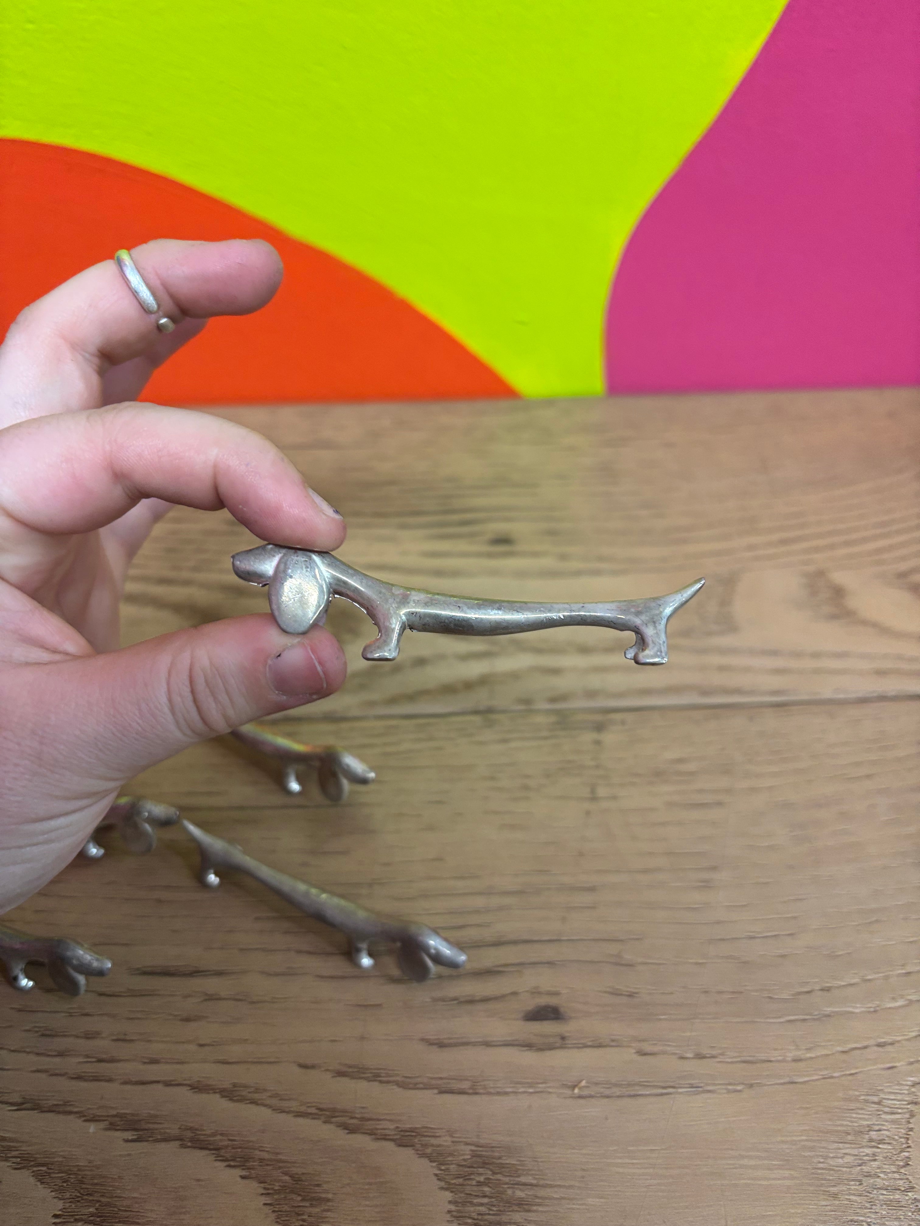 Dachshund Set of 6 Knife Rests (3 available)