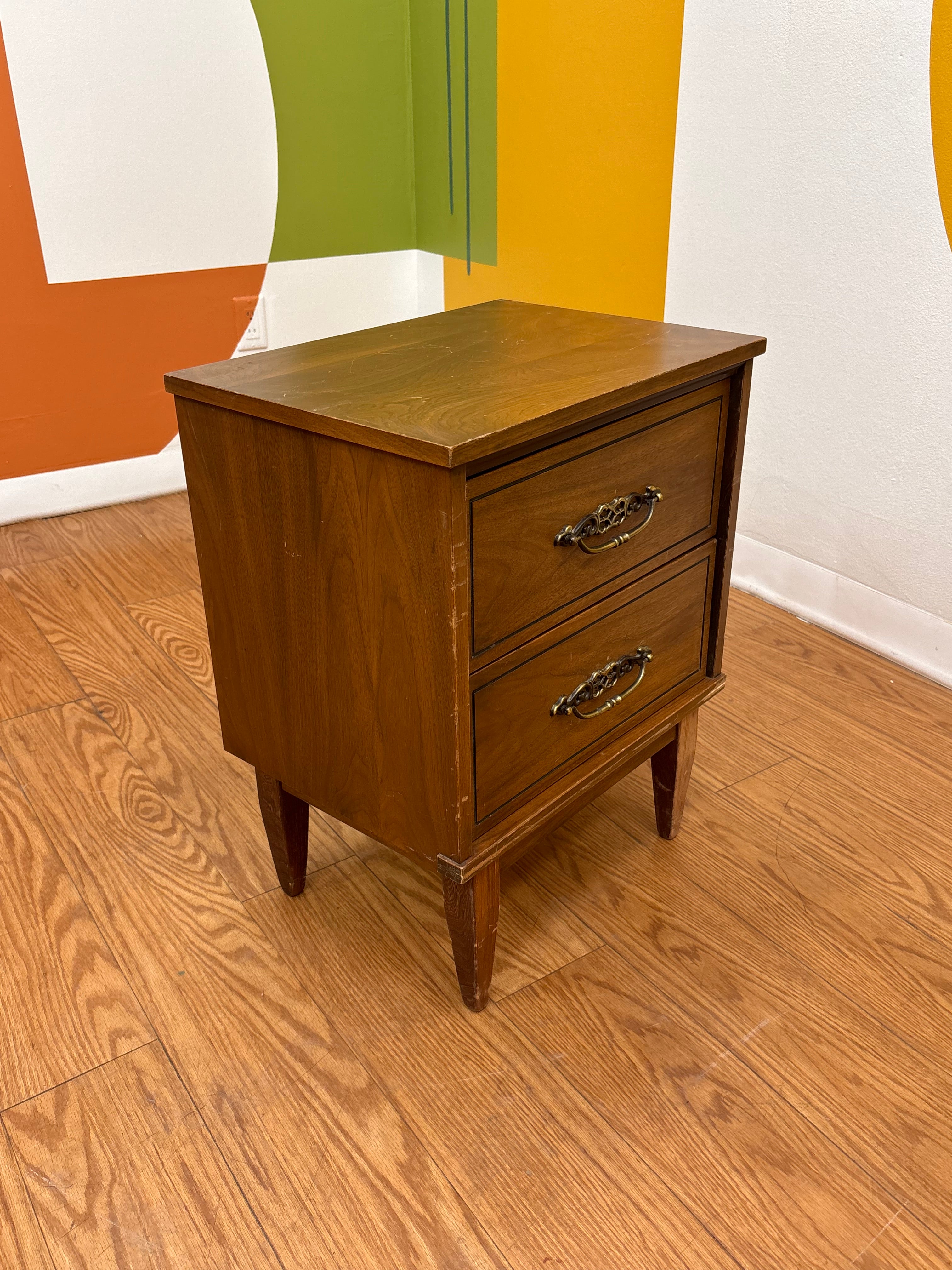 Wood Nightstand