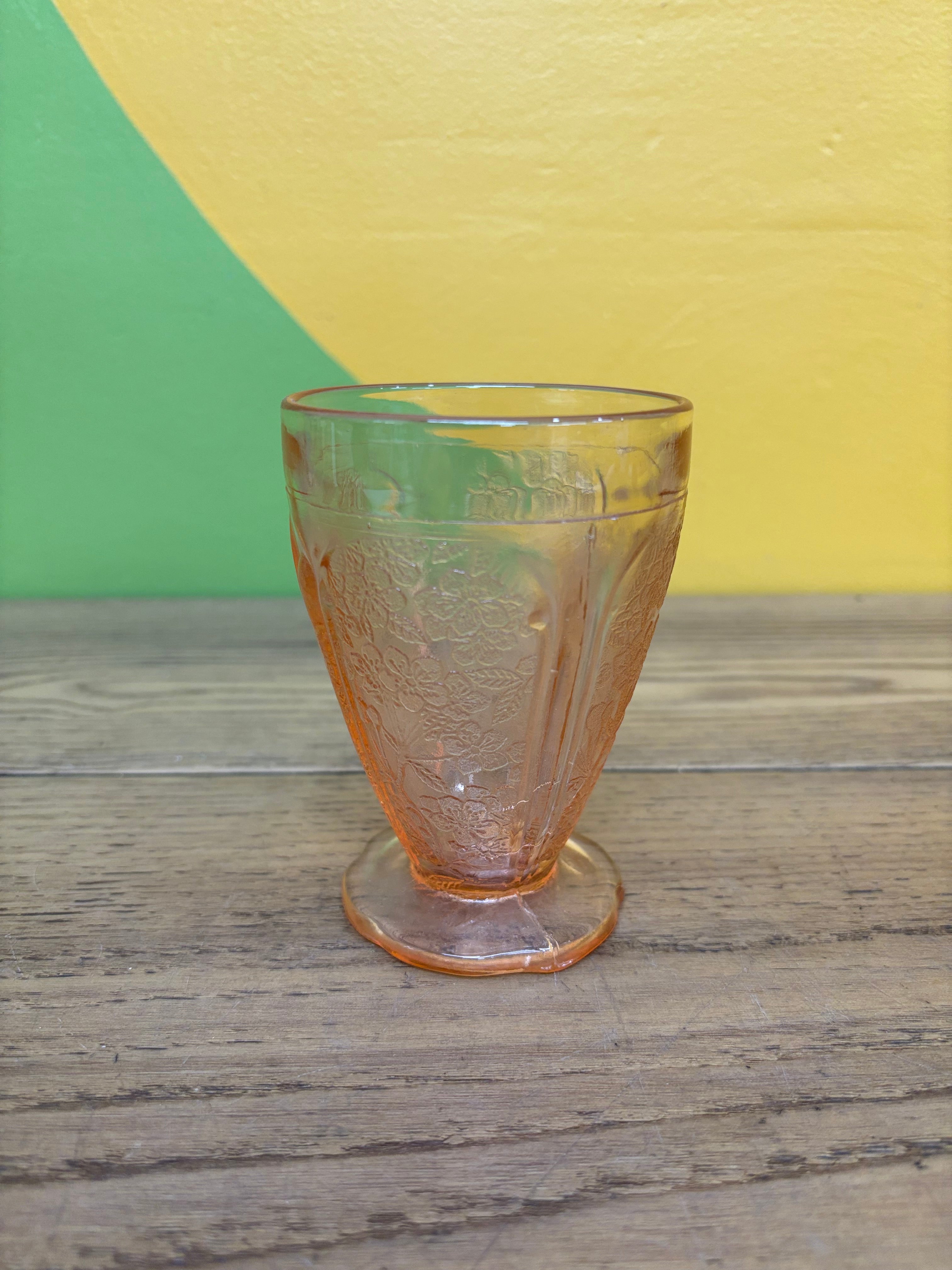 Jeannette Cherry Blossom Pink Glass (4 available)