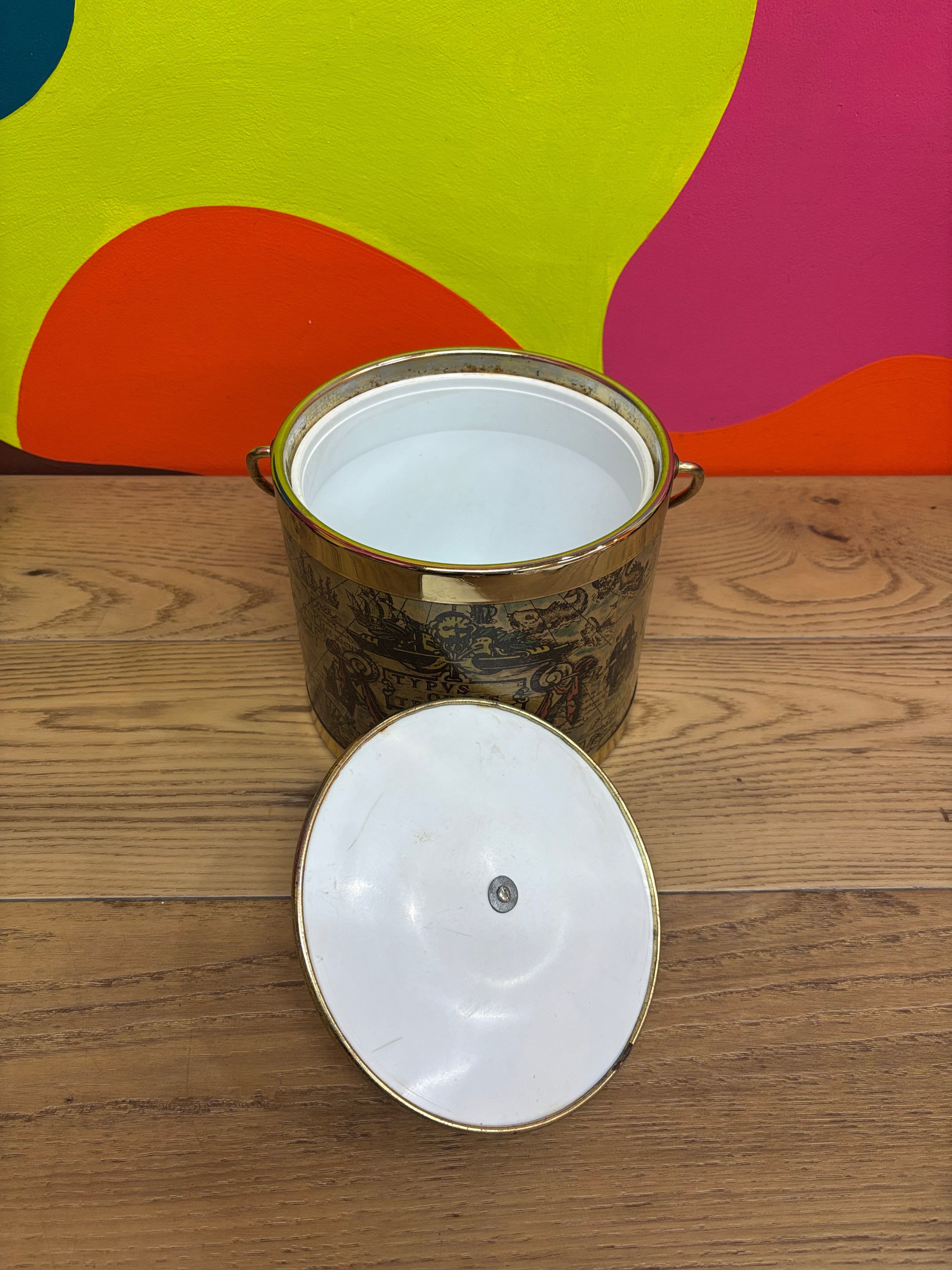 World Map Ice Bucket
