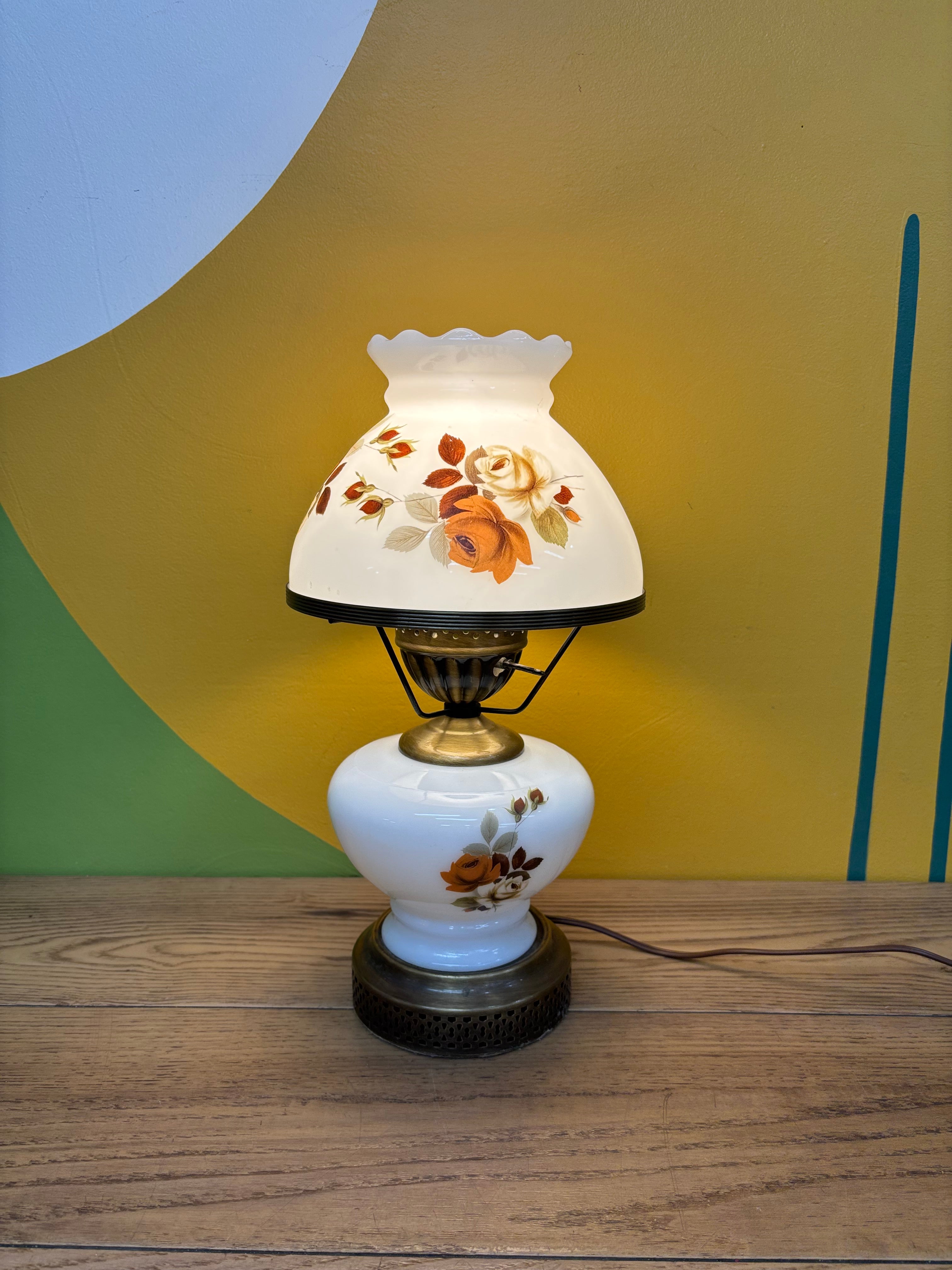 Hurricane Style Table Lamp