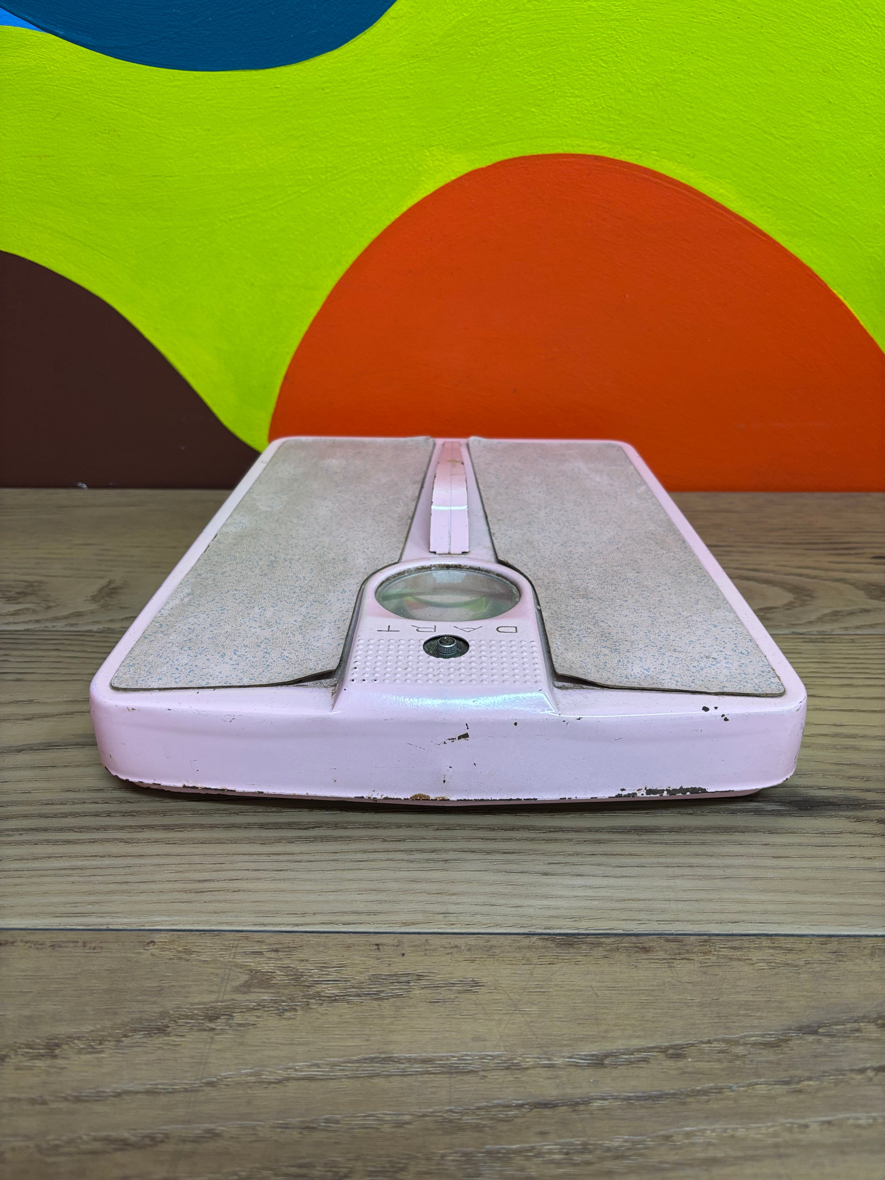 Pink Dart Bathroom Scale
