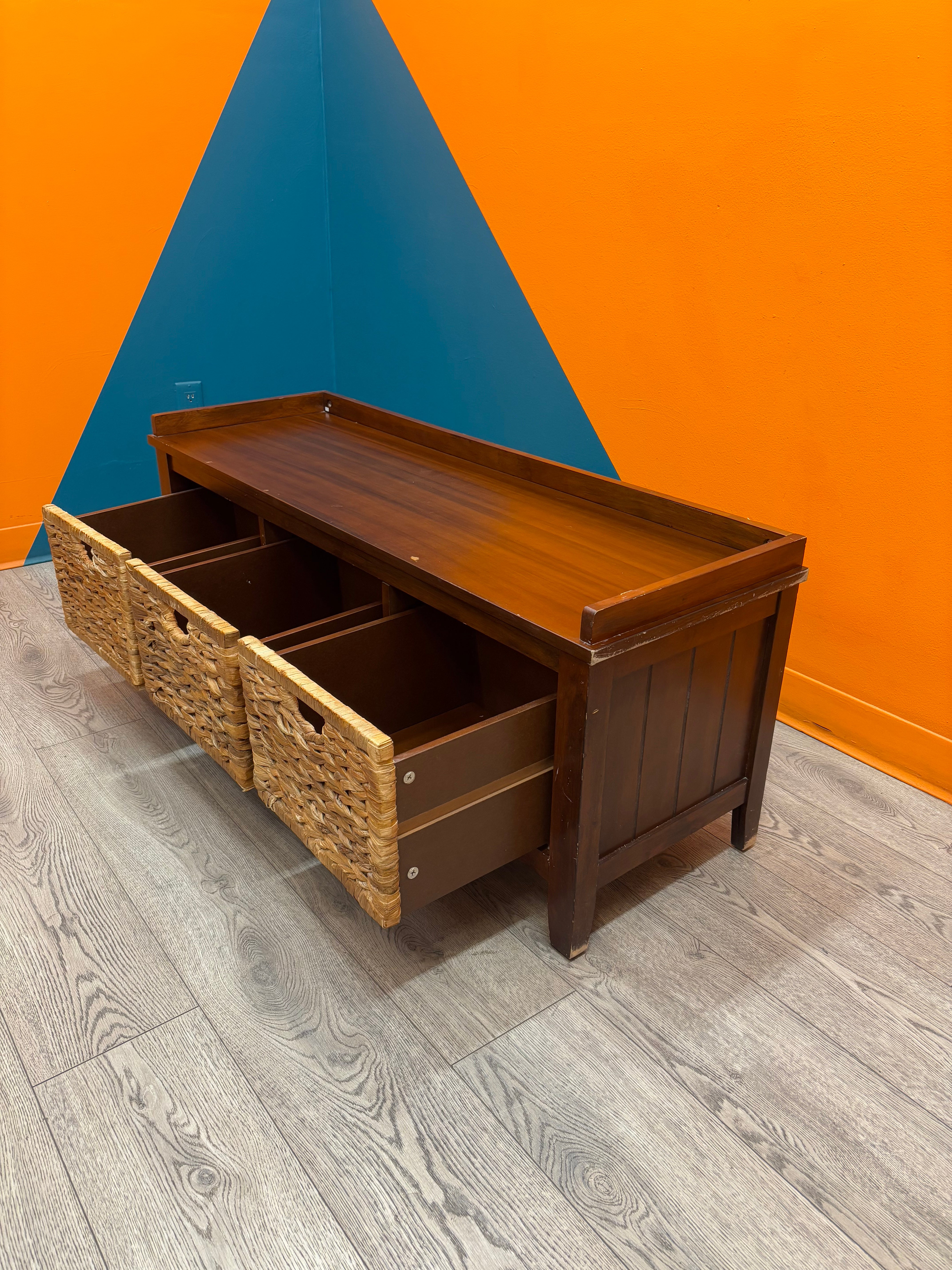 3 Drawer Storage Bench