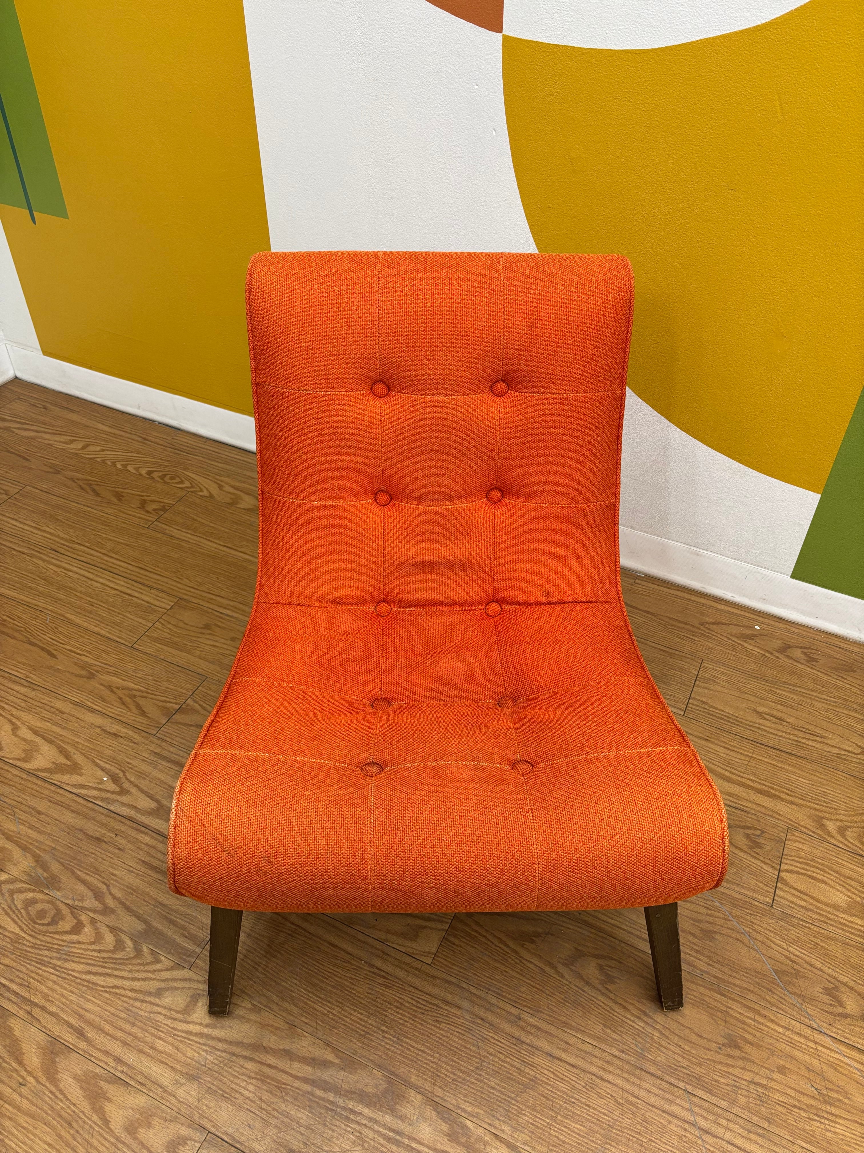 Orange Accent Chair